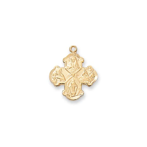 Gold on Sterling 4way Baby Pendant
