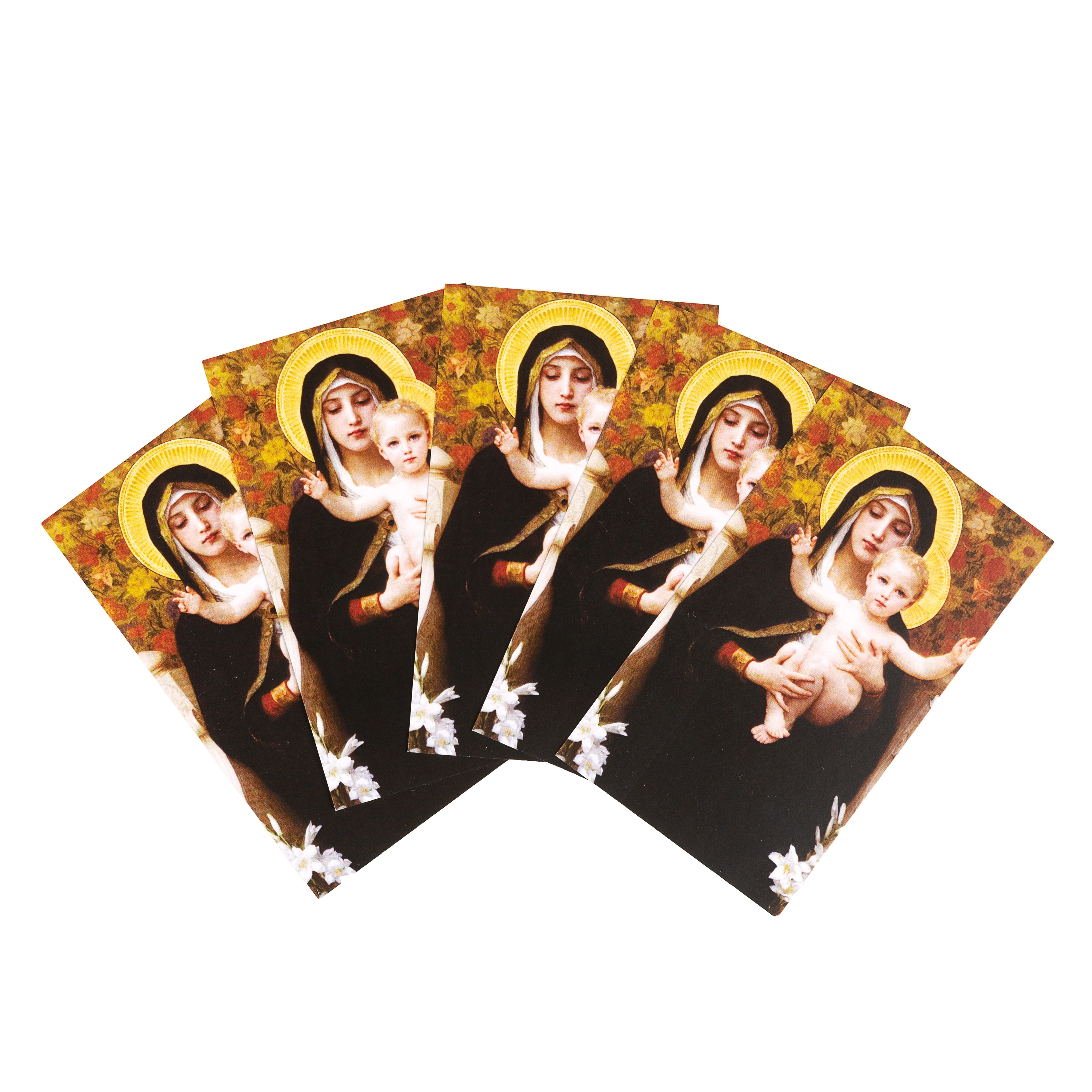 Good Catholic Mysteries of the Rosary Prayer Card Pack of 5 - Image 2