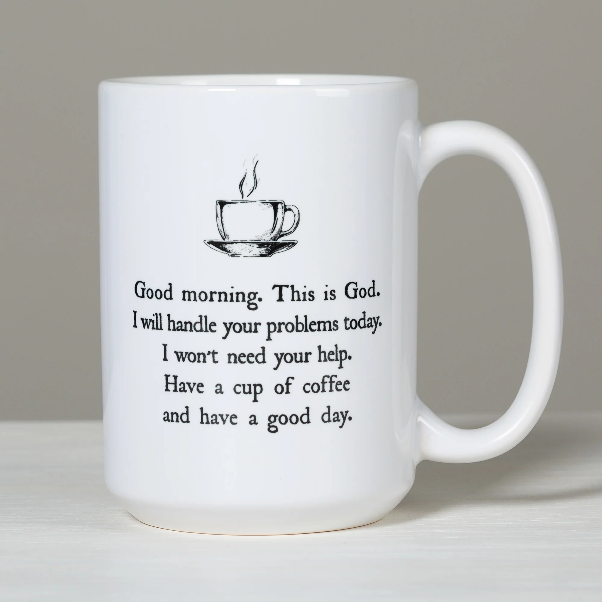 Good Morning From God Coffee Mug - Image 2