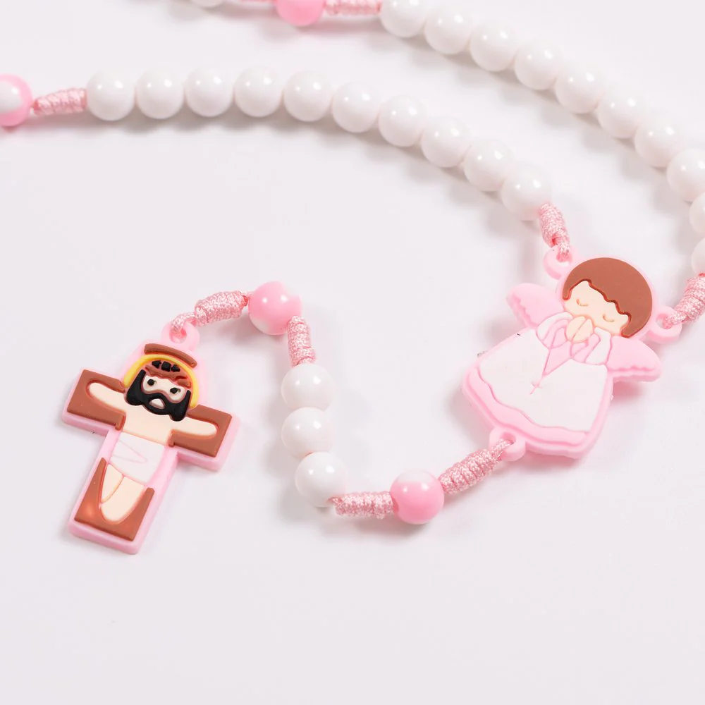 Guardian Angel Corded Children's Rosary - Image 2