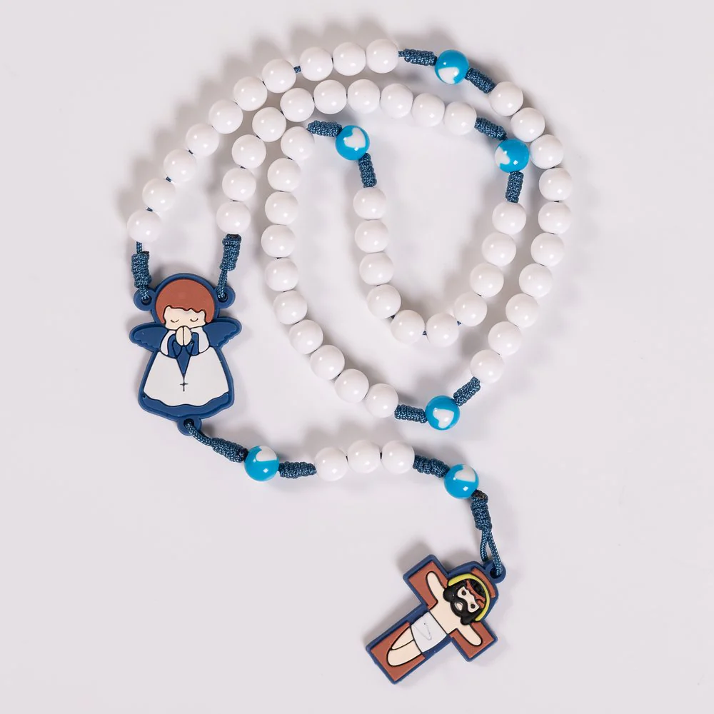 Guardian Angel Corded Children's Rosary - Image 4
