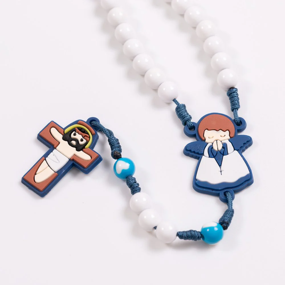 Guardian Angel Corded Children's Rosary - Image 5