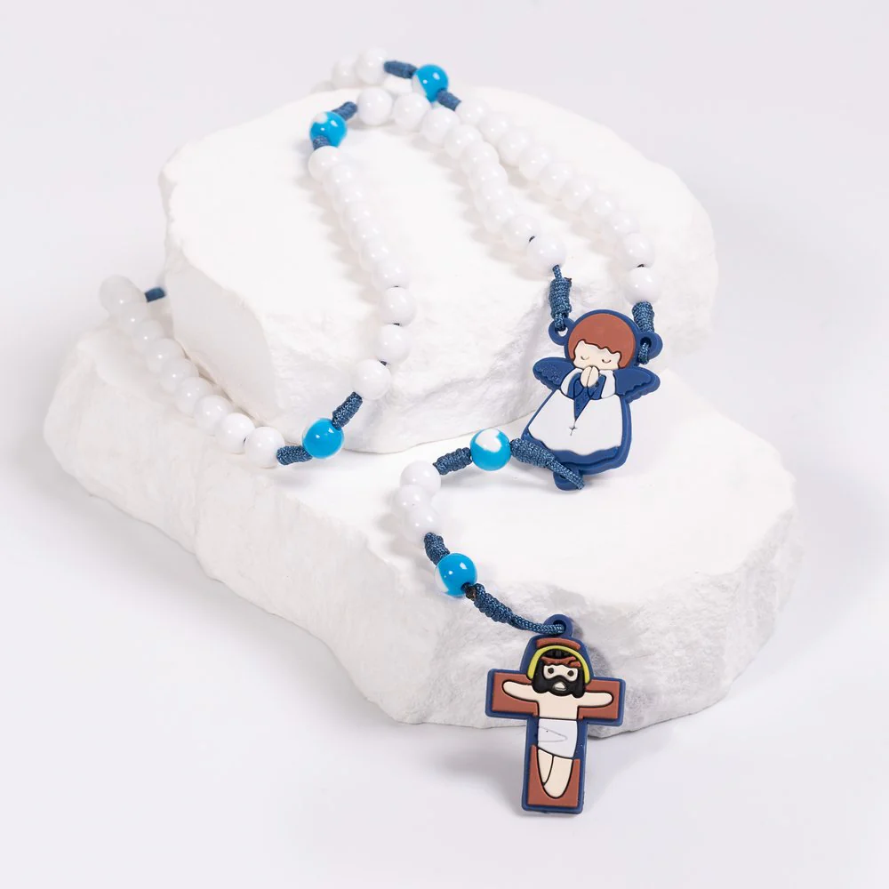 Guardian Angel Corded Children's Rosary - Image 6