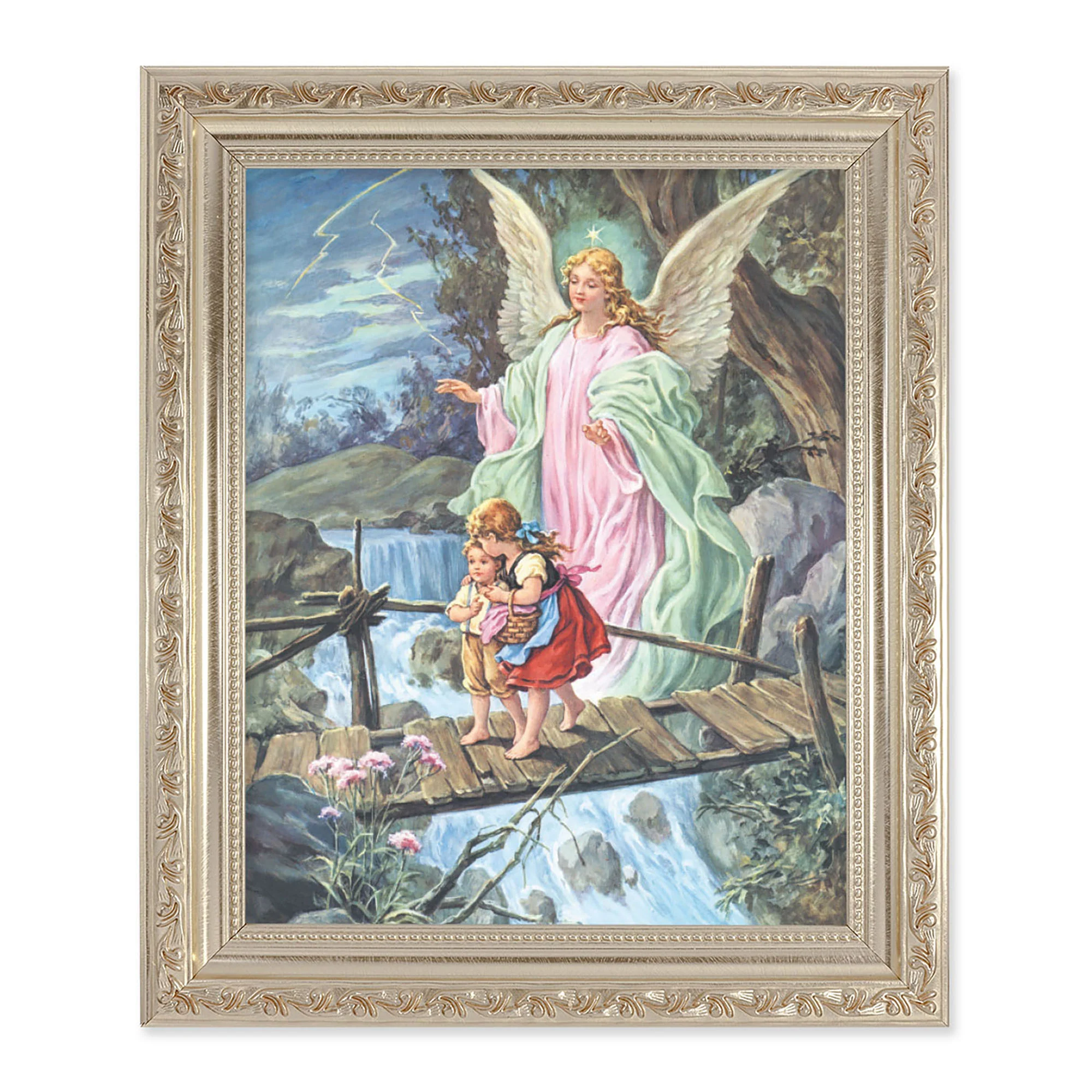 Guardian Angel Framed Print - Multiple Frame Styles - Image 2