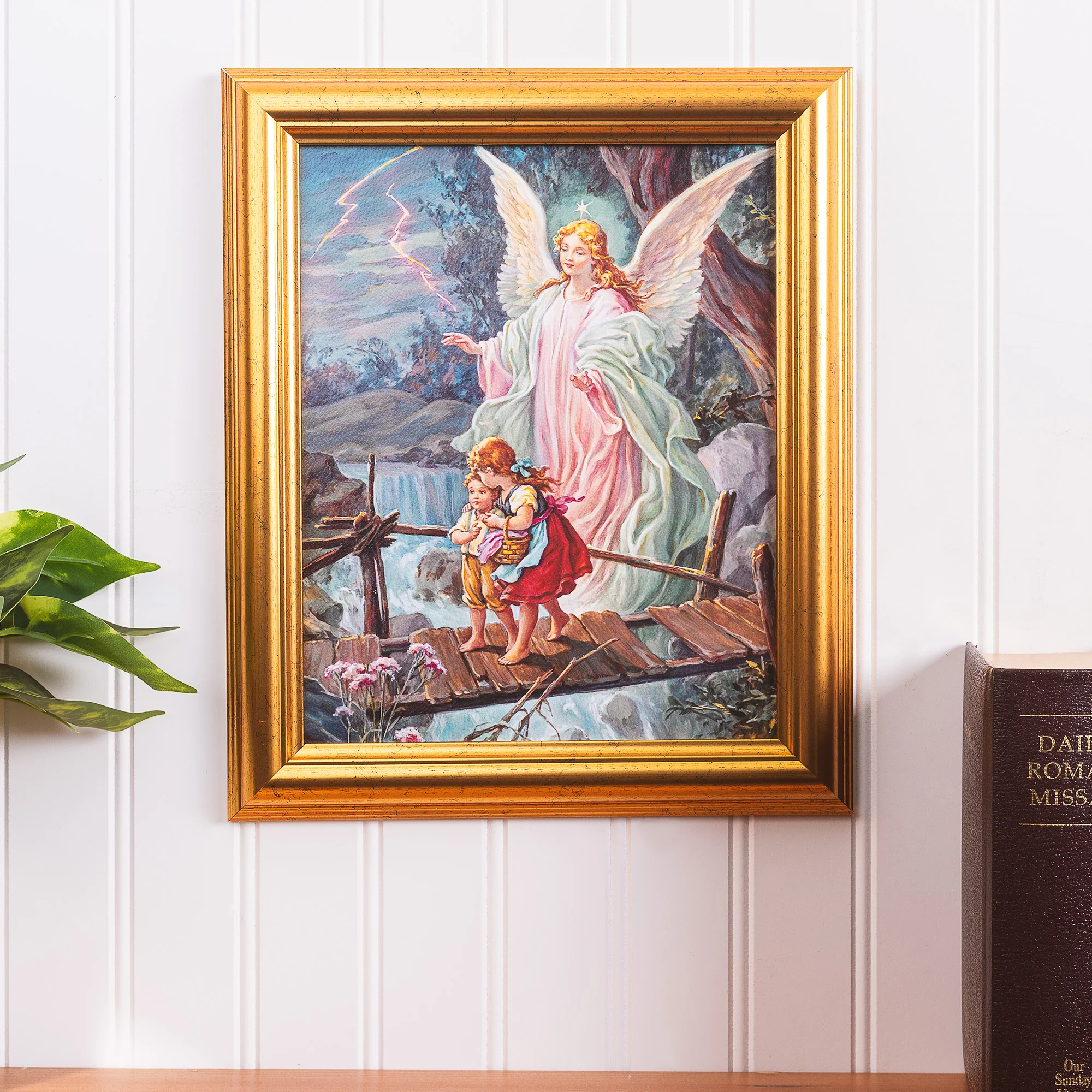 Guardian Angel Framed Print - Multiple Frame Styles - Image 3