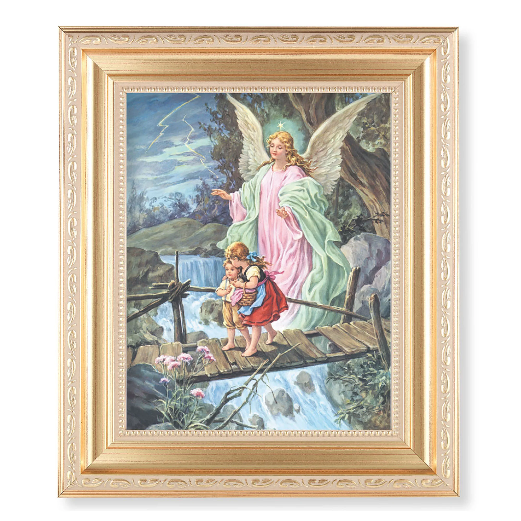 Guardian Angel Framed Print - Multiple Frame Styles - Image 5