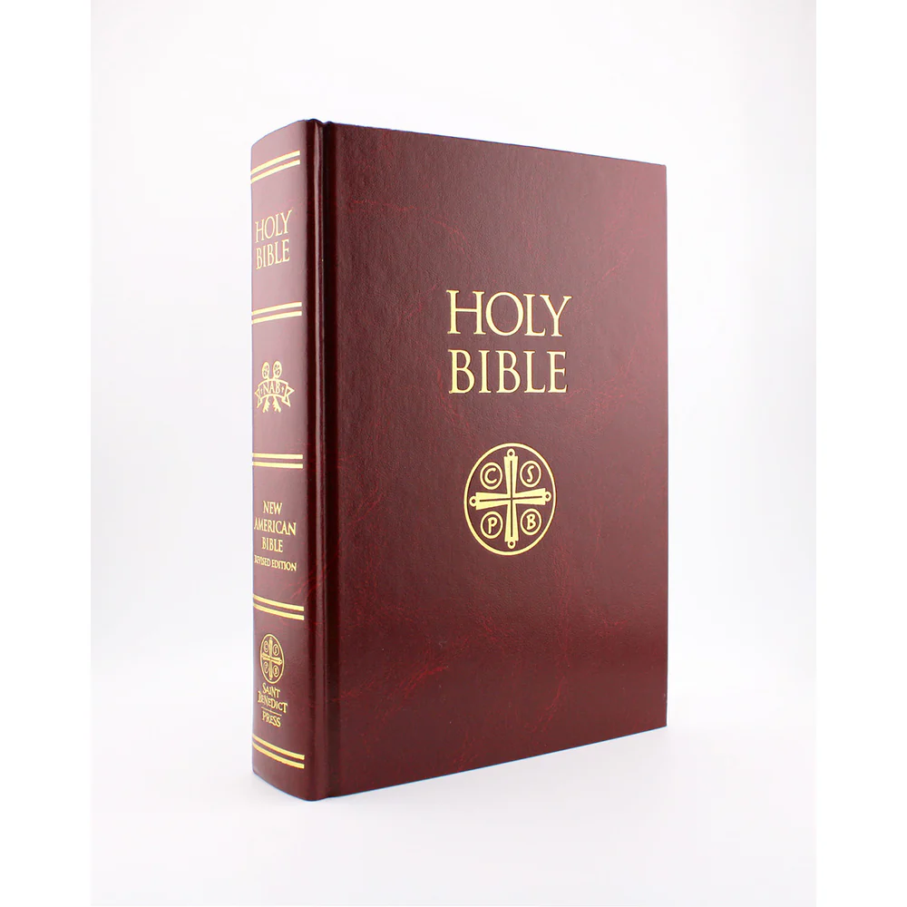 Hardcover Burgundy Bible- NABRE - Image 2