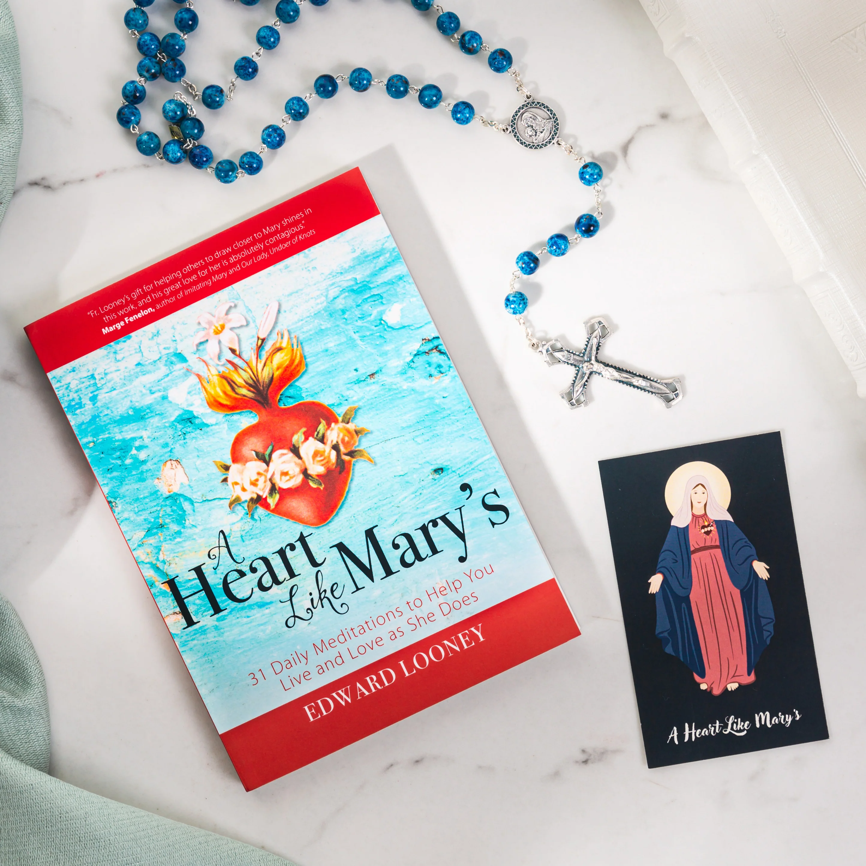 Heart Like Mary's Retreat/Book/Rosary Set