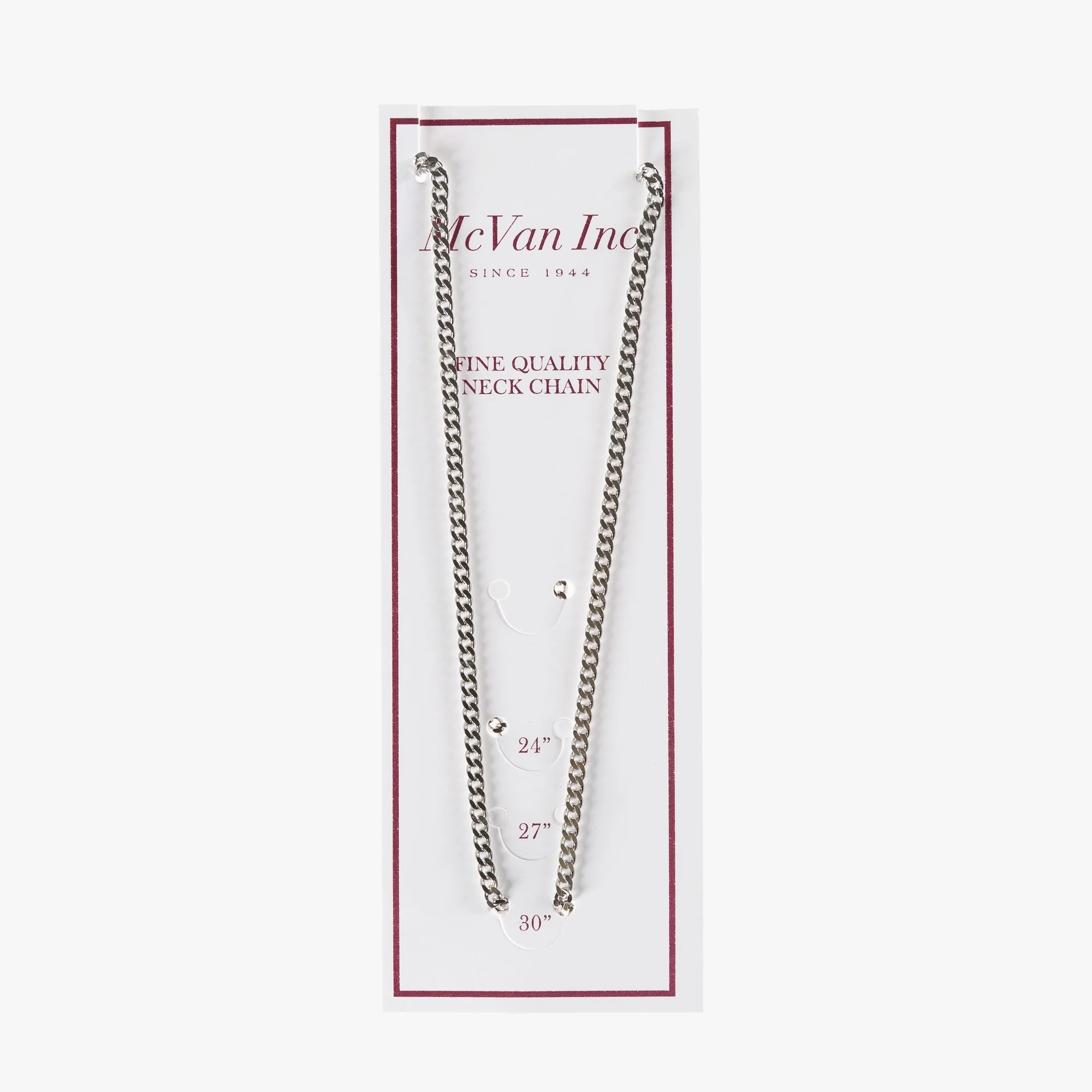 Heavy Rhodium Plated Chain - Image 3