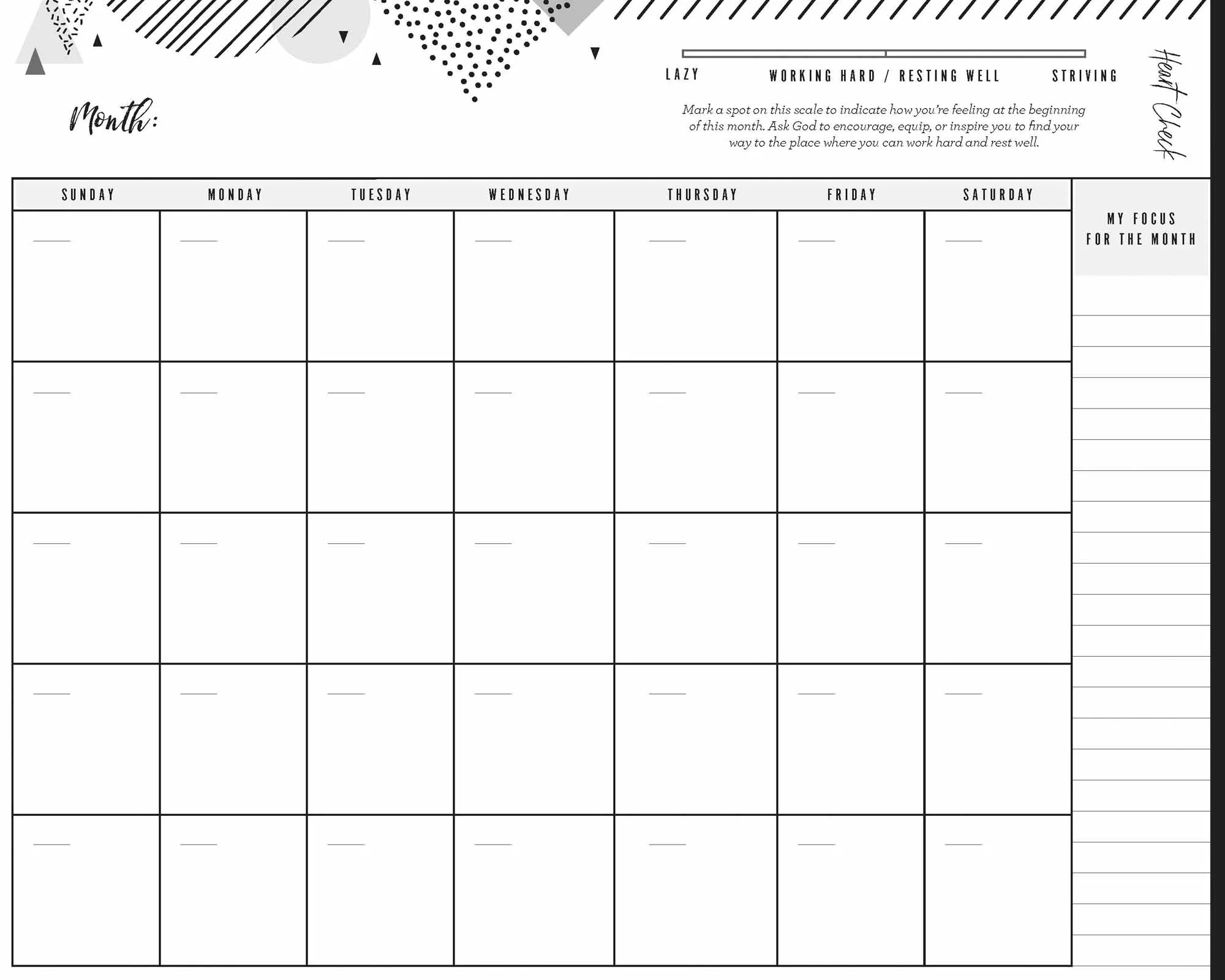 Holy Hustle Planner - A Weekly Guide to Your Best Work-Hard, Rest-Well Life - Image 3