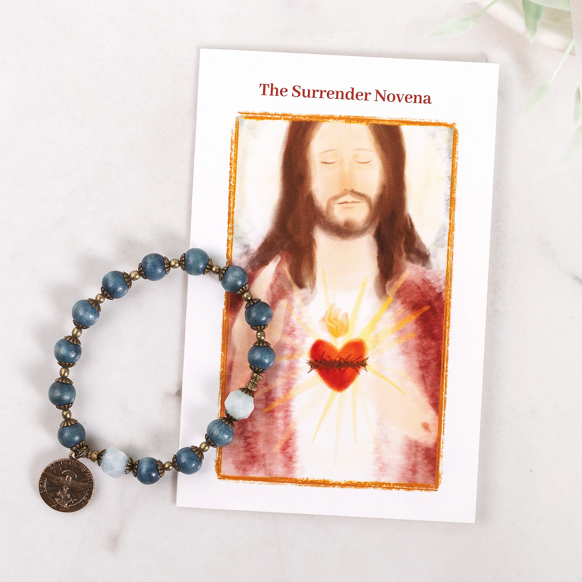 Holy Spirit Surrender Rosary Bracelet