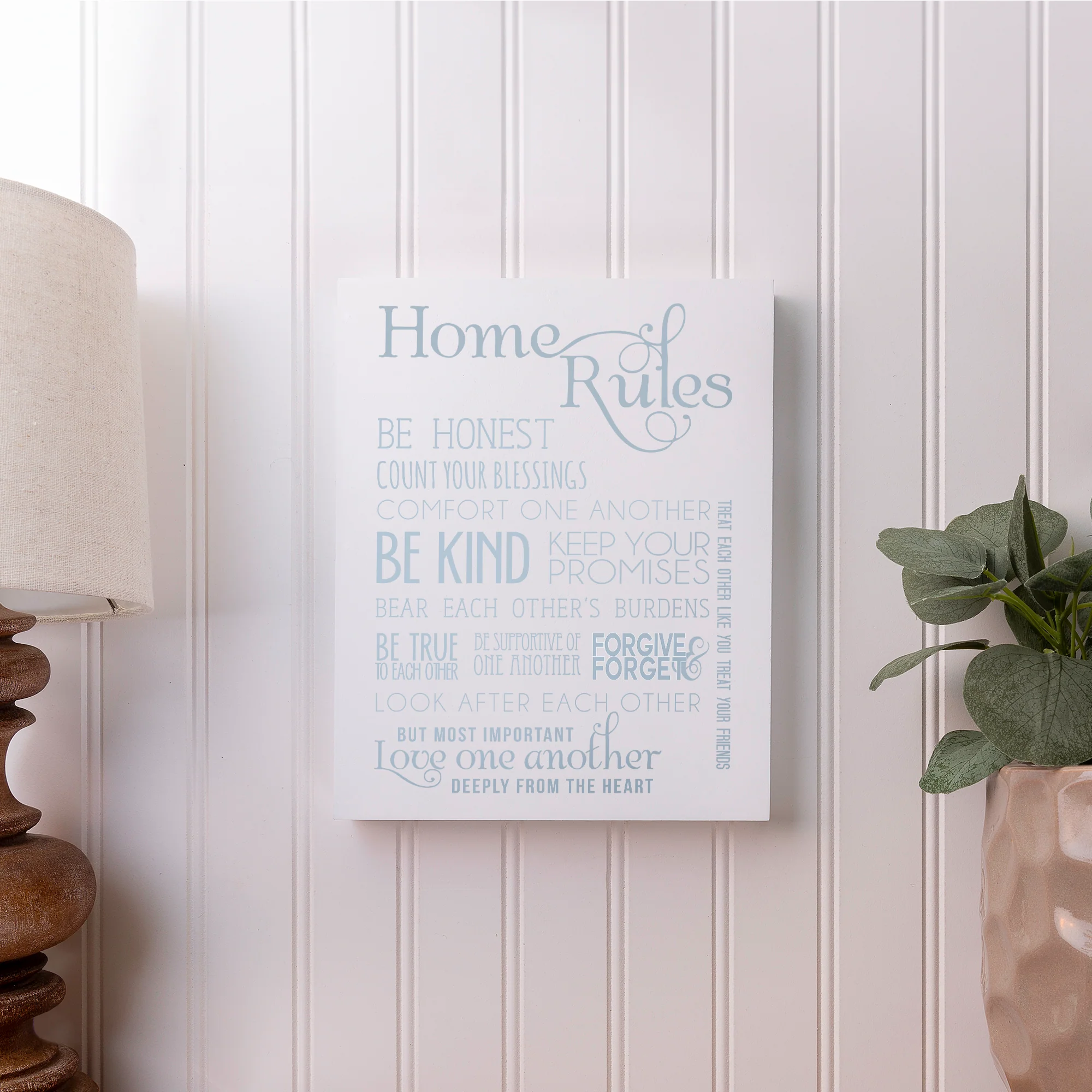 Home Rules Plaque - 10" - Image 2