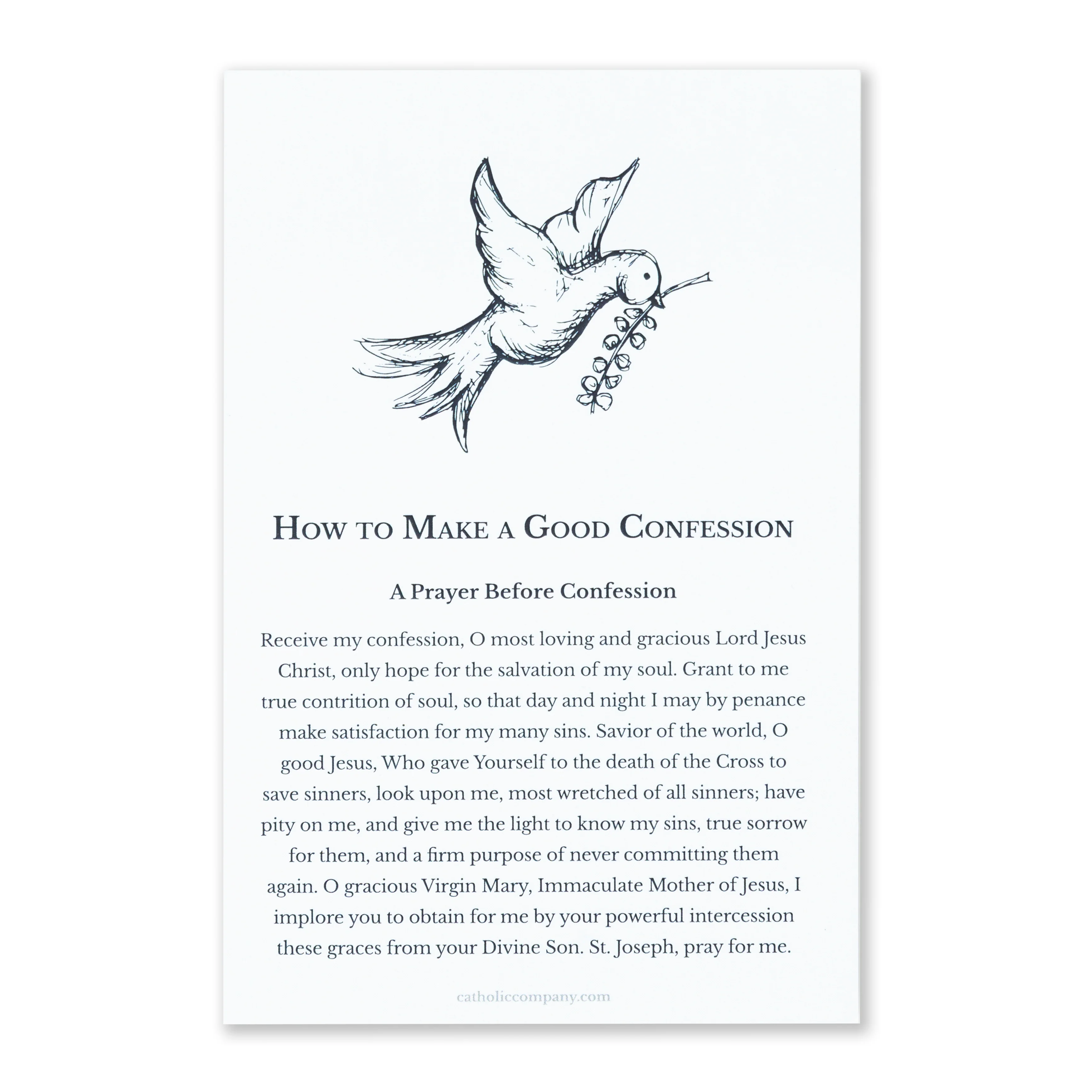 How To Make A Good Confession Card Pack