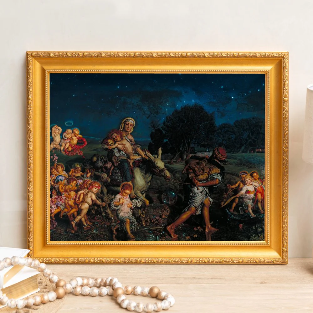 Hunt's Triumph of the Innocents Framed Canvas - Sacred Signature Collection