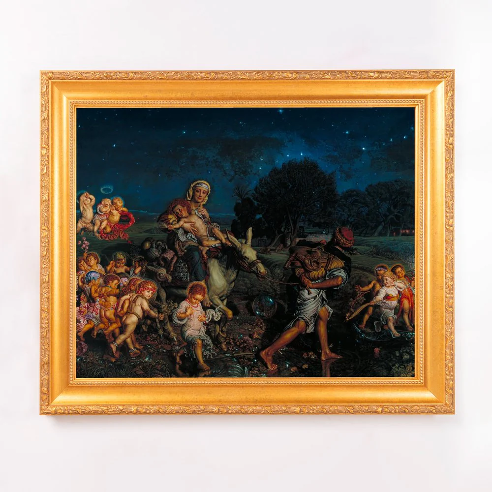 Hunt's Triumph of the Innocents Framed Canvas - Sacred Signature Collection - Image 2