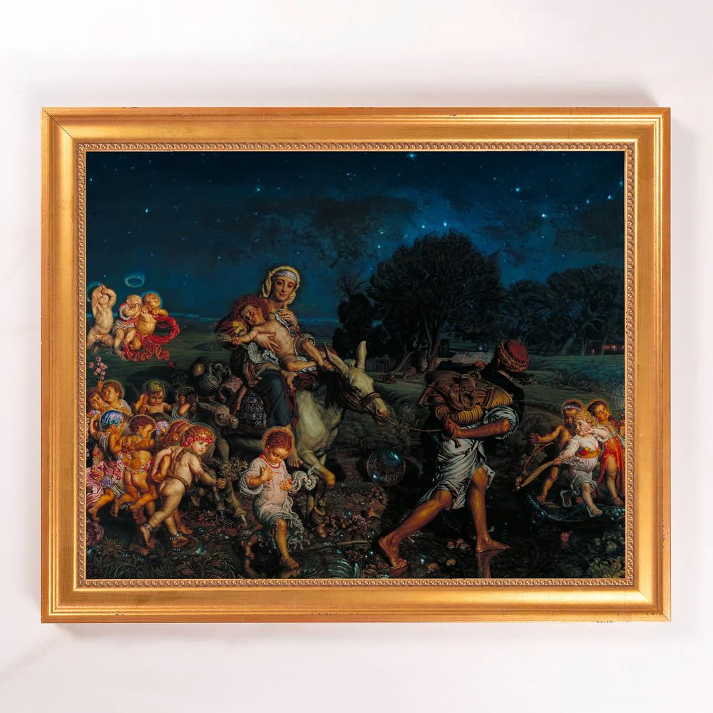 Hunt's Triumph of the Innocents Framed Canvas - Sacred Signature Collection - Image 8