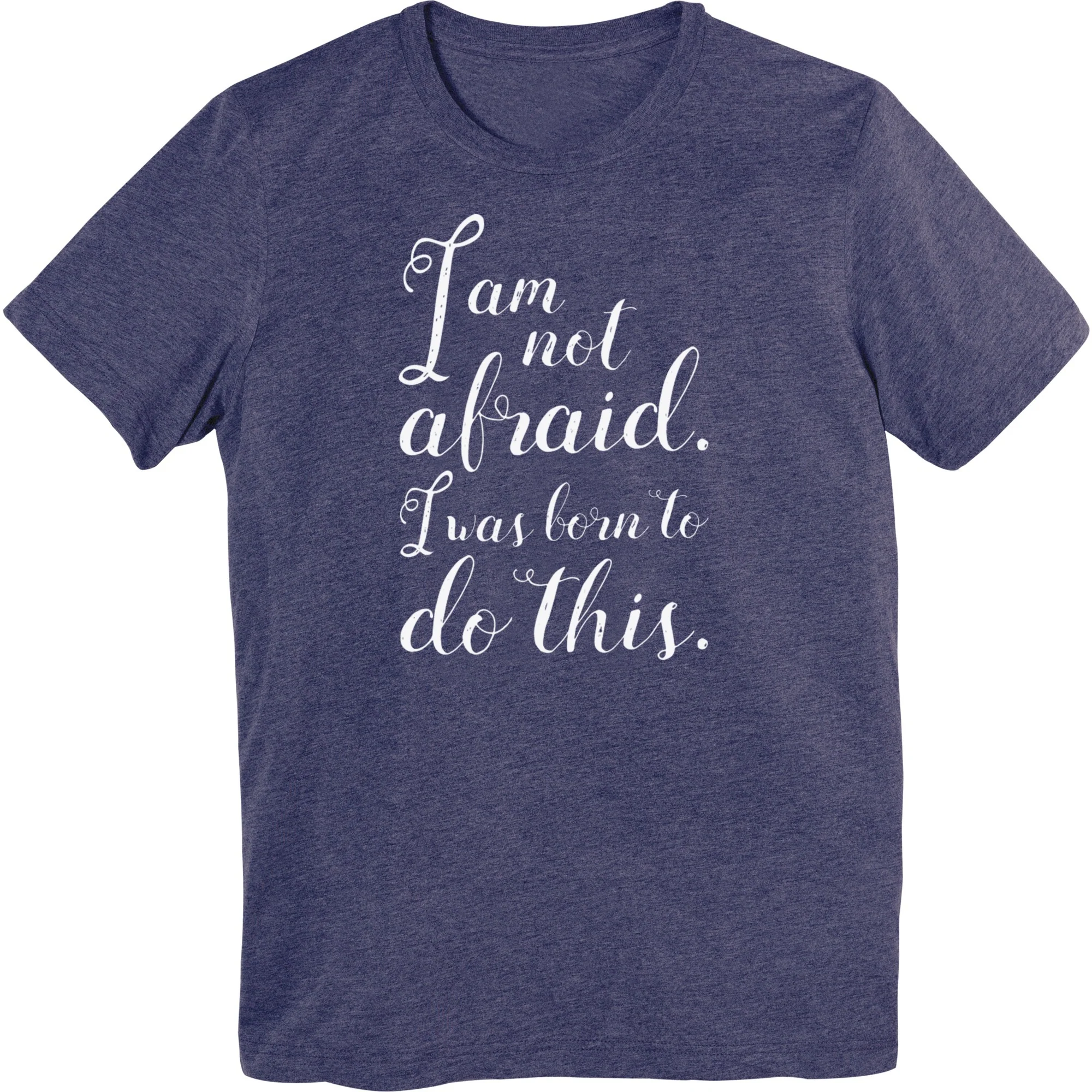 I am Not Afraid Navy T-Shirt - Image 2