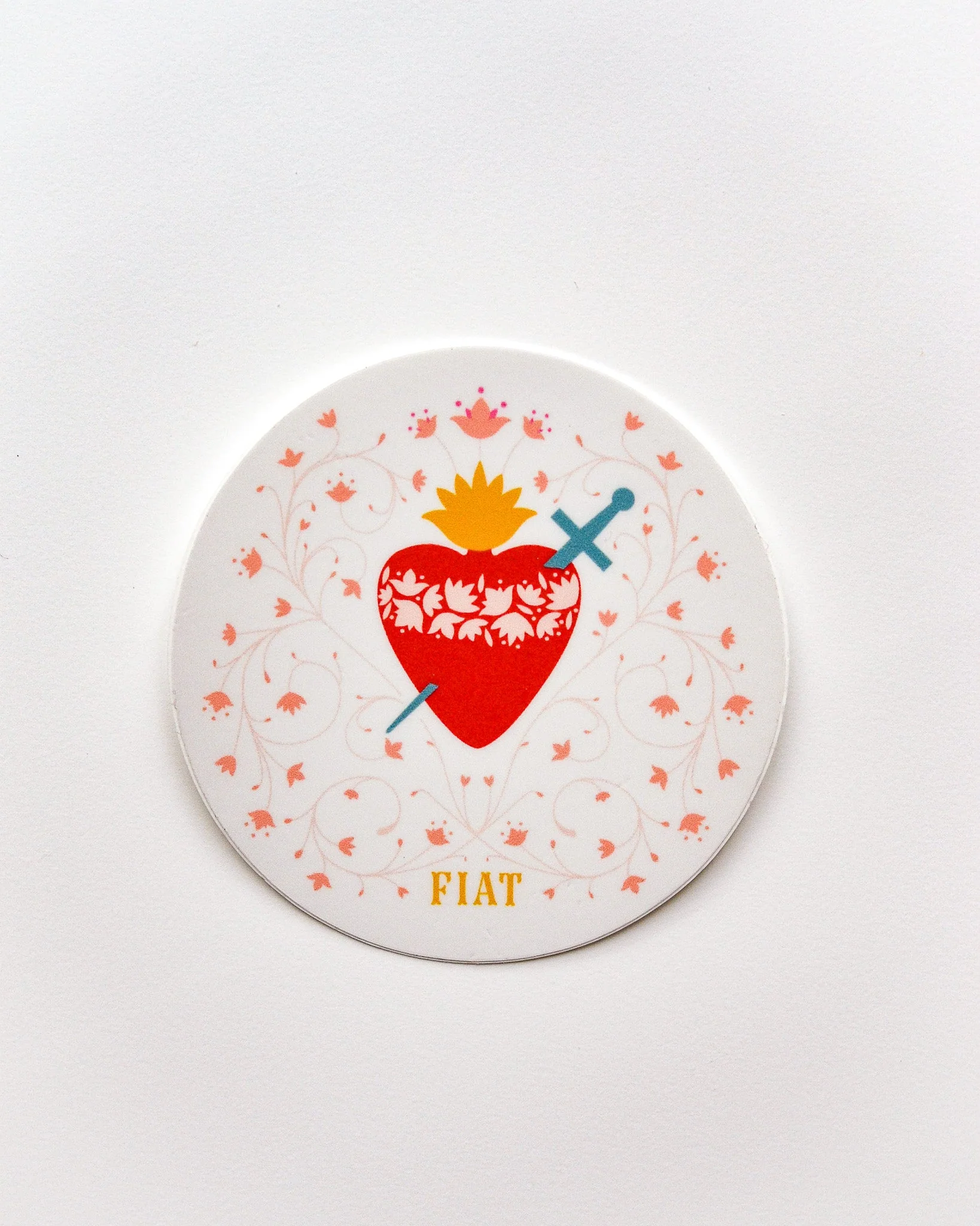 Immaculate Heart of Mary Fiat Vinyl Sticker