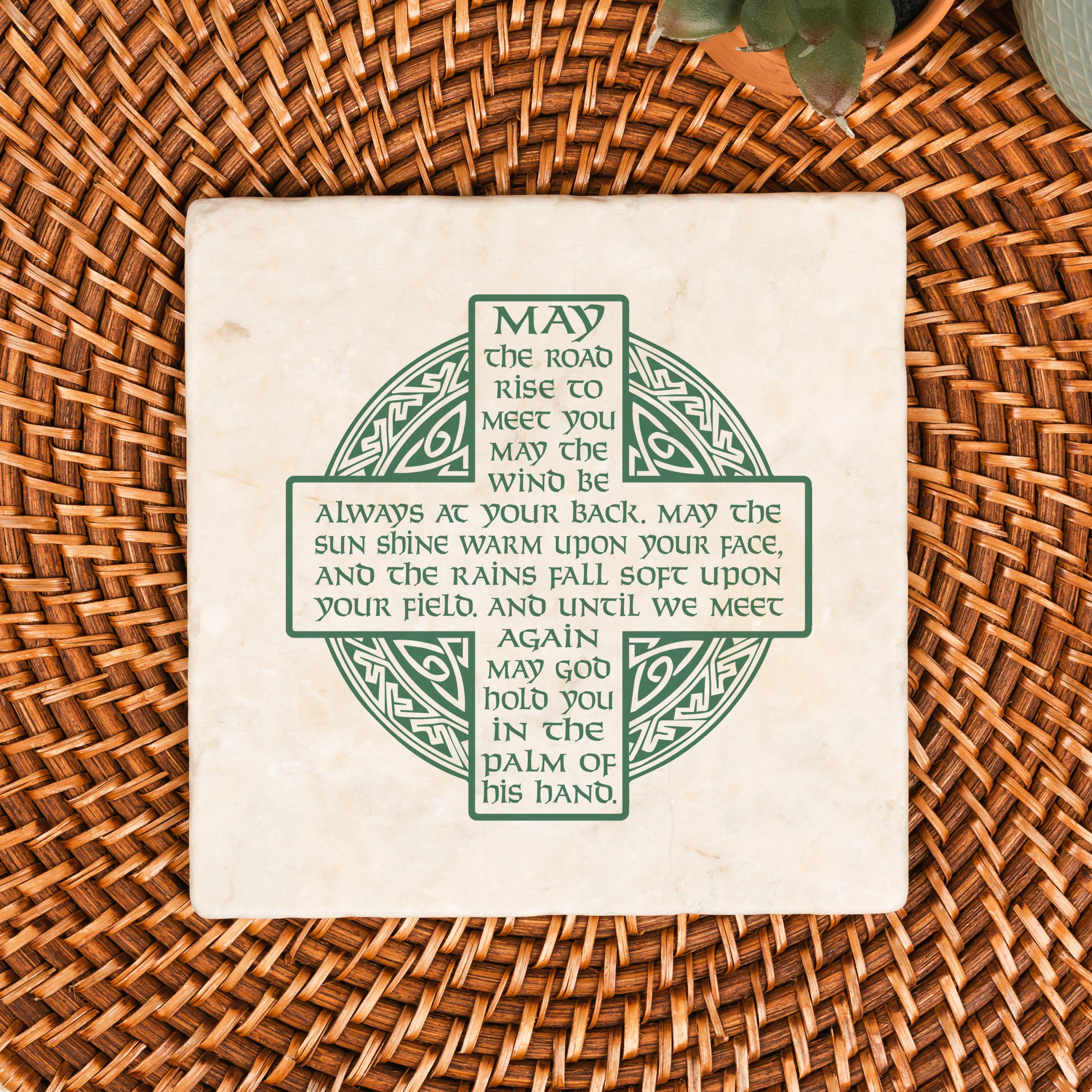 Irish Blessing Tumbled Stone - Image 2