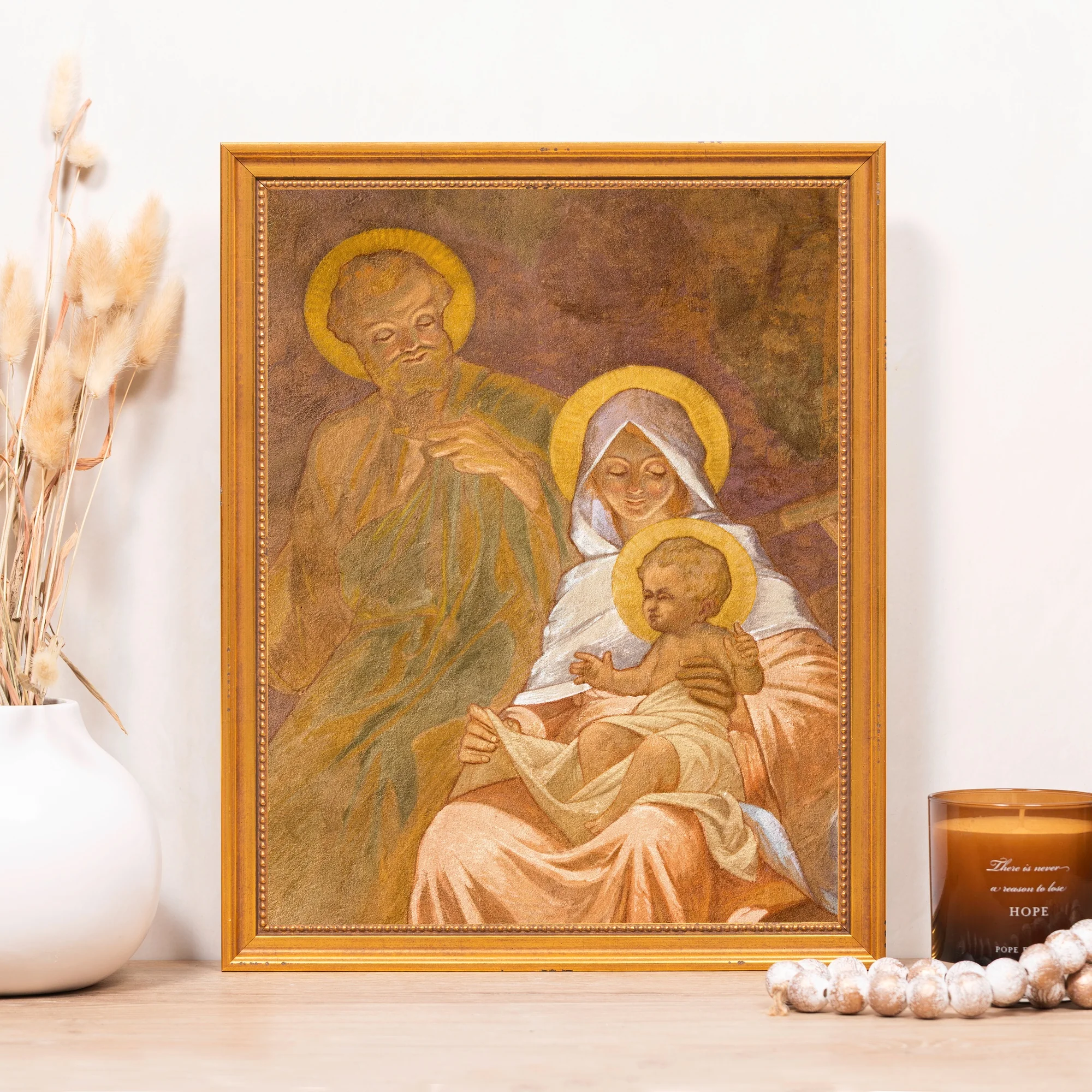 Jan Antal's The Holy Family Framed Canvas - Sacred Classics Collection