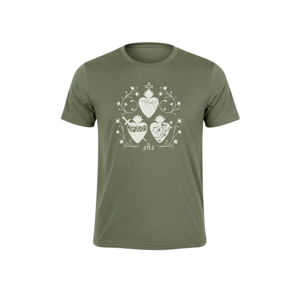 JMJ Three Hearts T-Shirt - Image 3