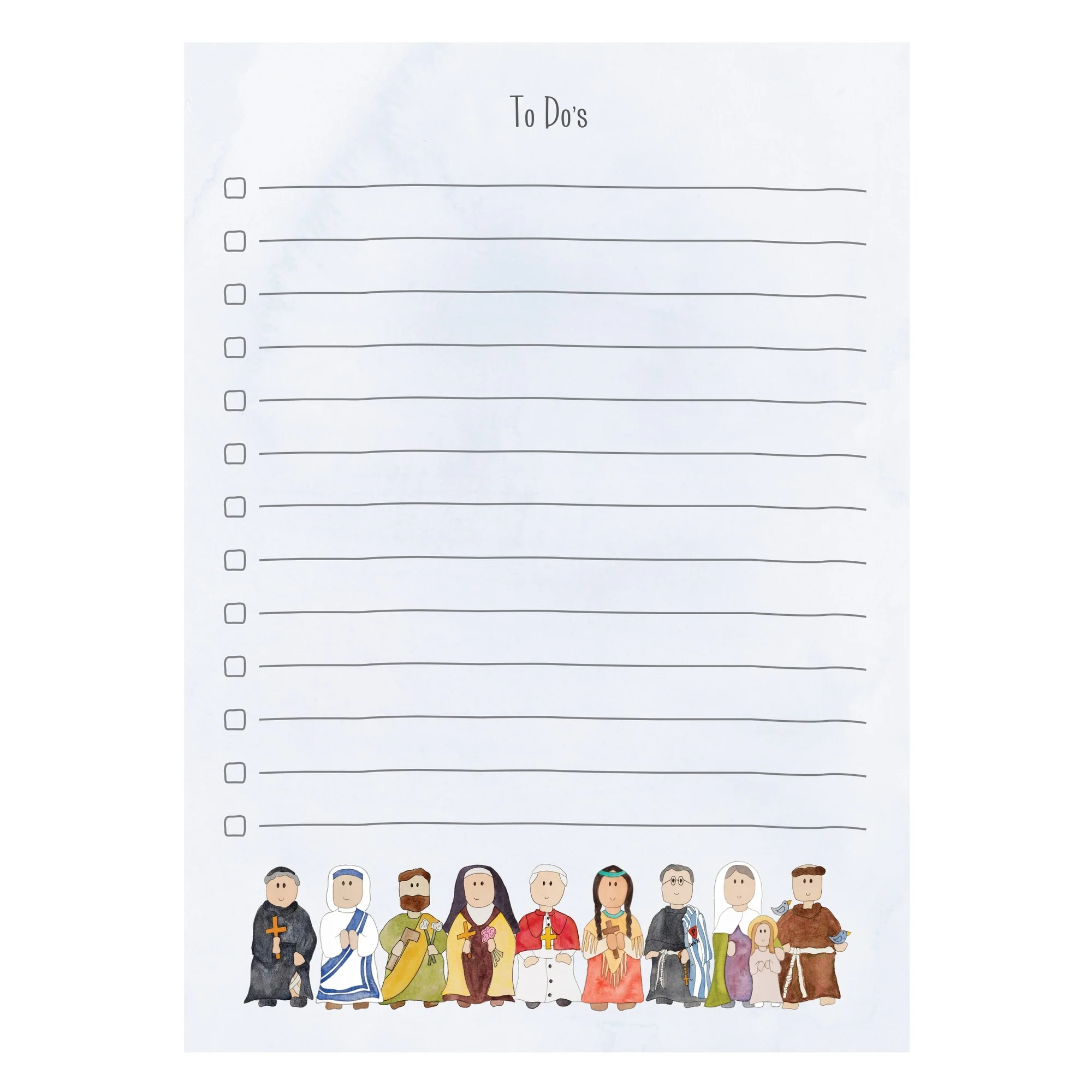Junior Saint To-do List Notepad - Image 2