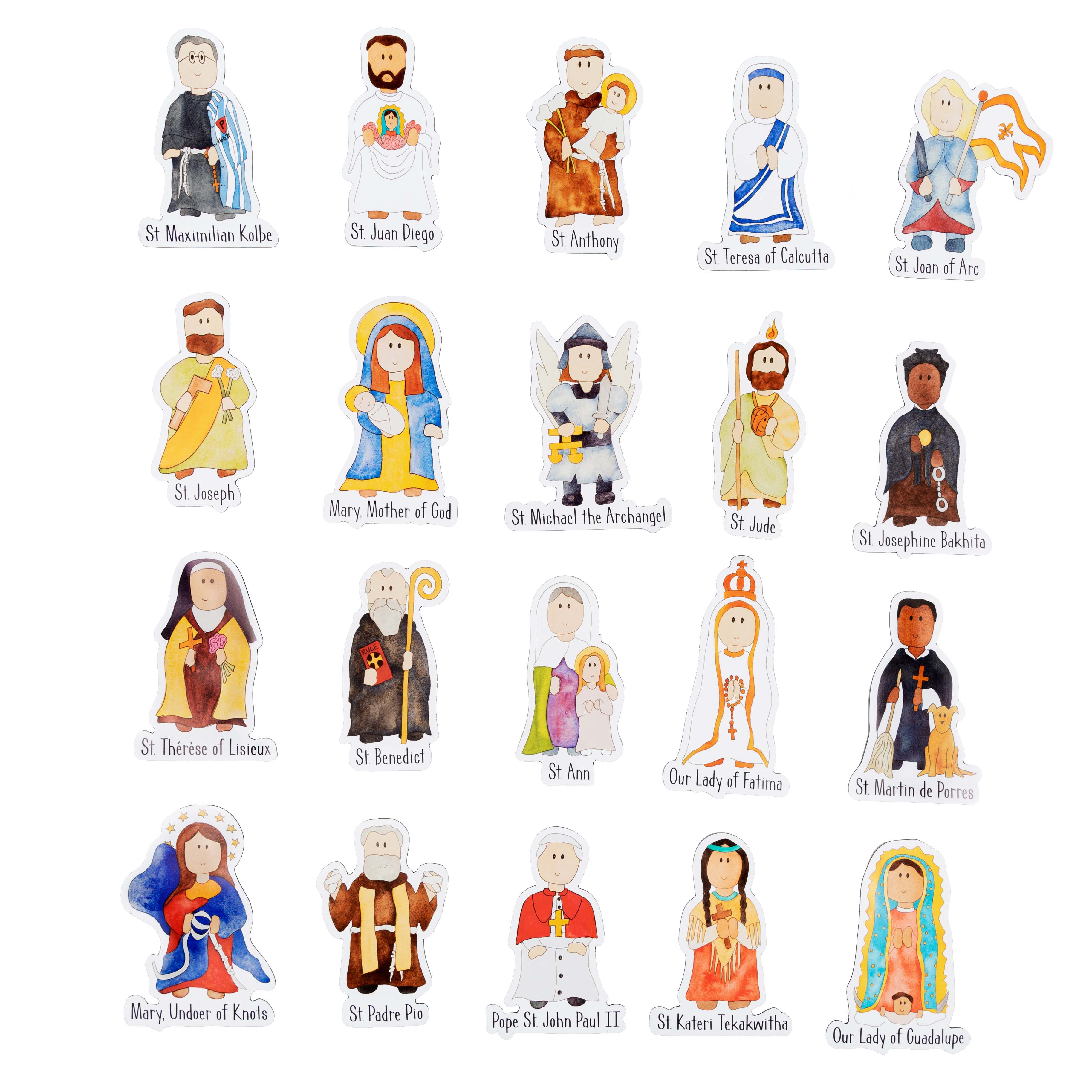 Junior Saints Magnets - Set of 20 - Image 3