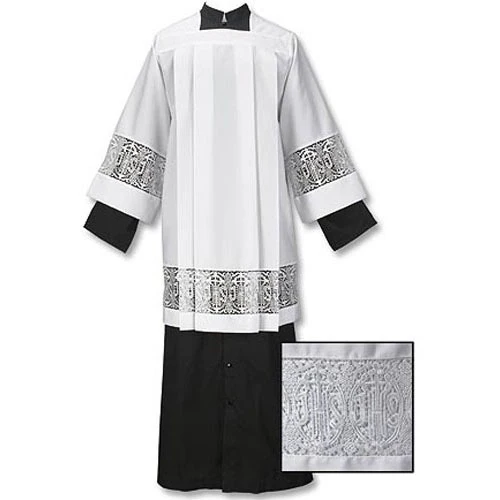 Latin Cross and IHS Lace Surplice - Image 5