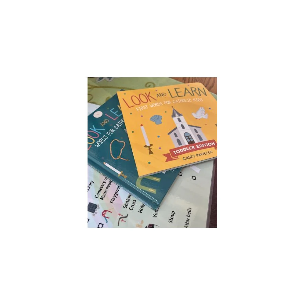 Look and Learn: First Words for Catholic Kids (Board Book) - Image 3