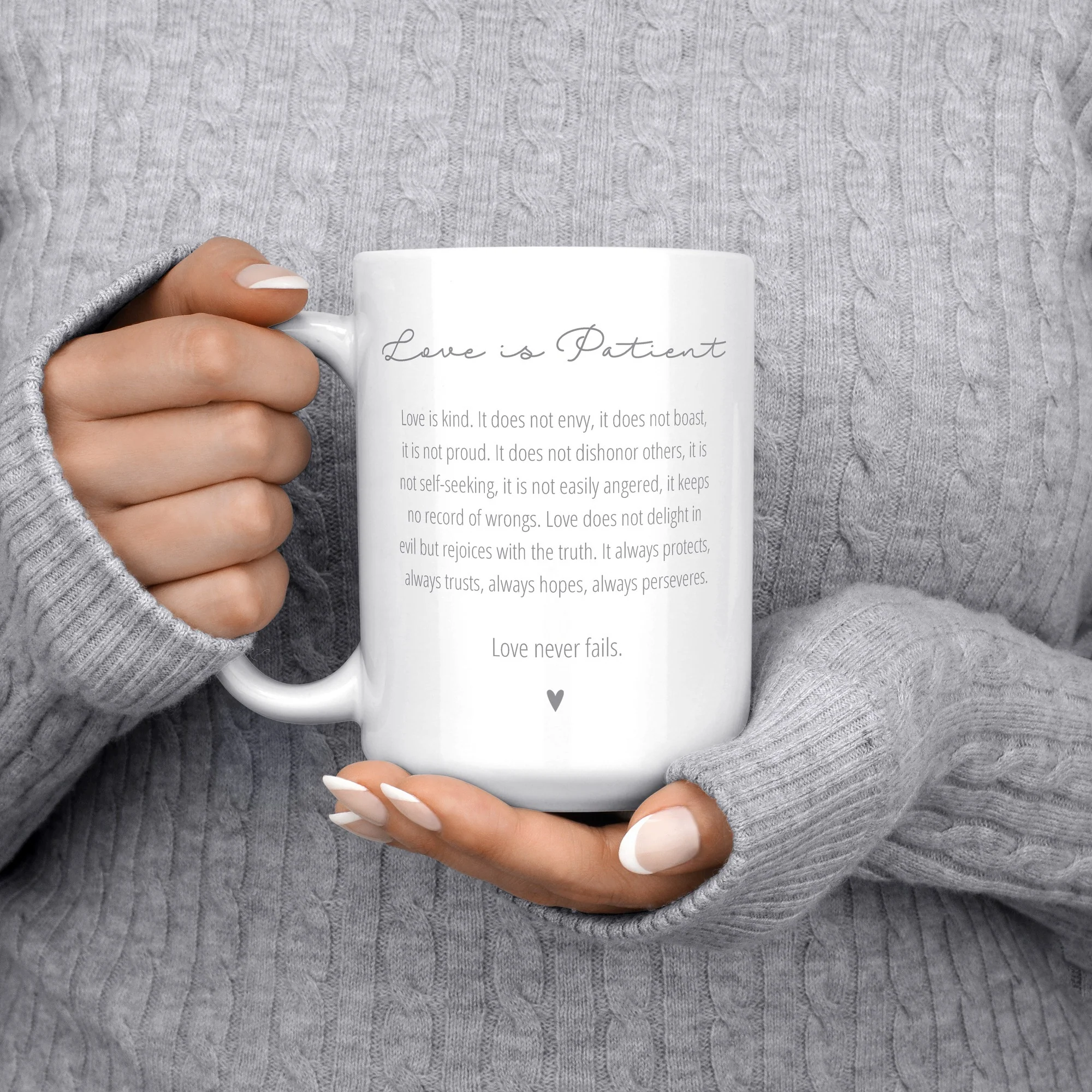 Love is Patient Mug
