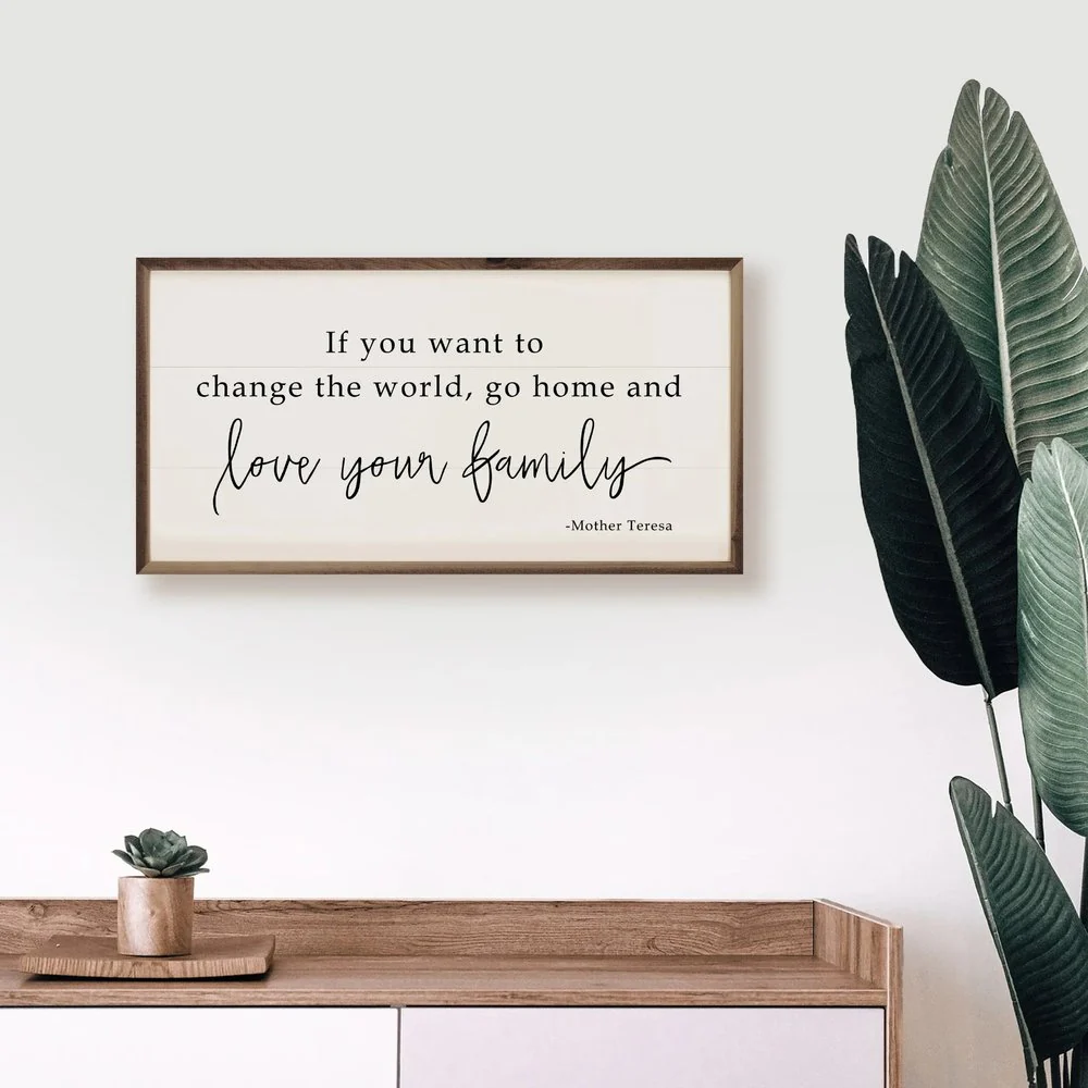 Love Your Family Framed Art