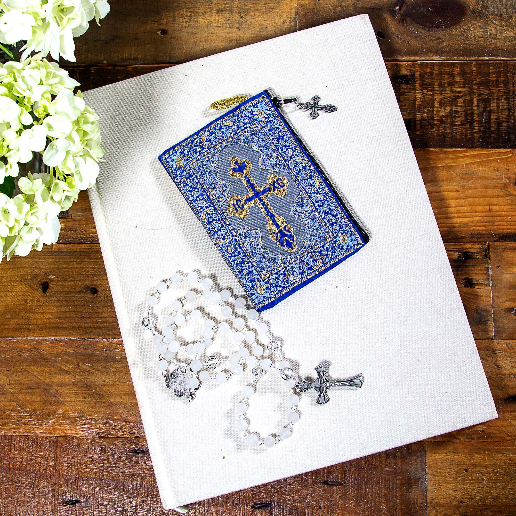 Madonna & Child Rosary Icon Pouch - Image 2