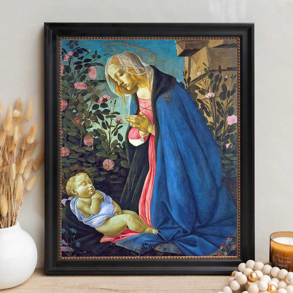Madonna & the Sleeping Christ Child Framed Canvas - Sacred Signature Collection - Image 12