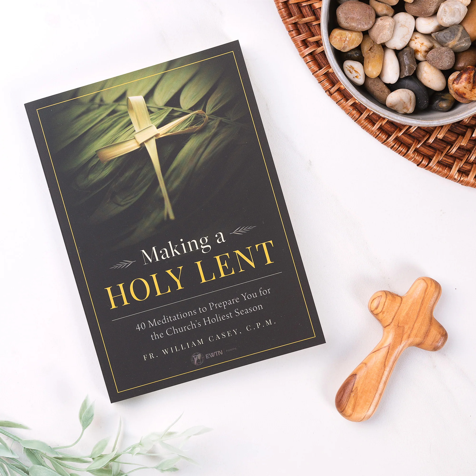 Making a Holy Lent & Olive Wood Pocket Palm Cross (Gift Set)