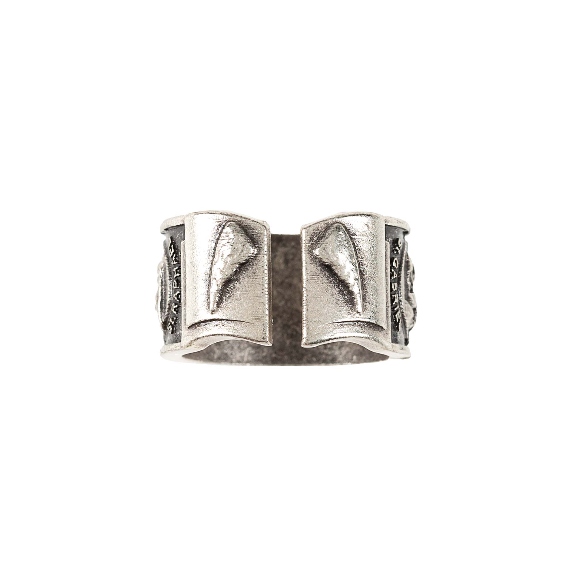 Men's Stamped St. Michael Ring - Image 4