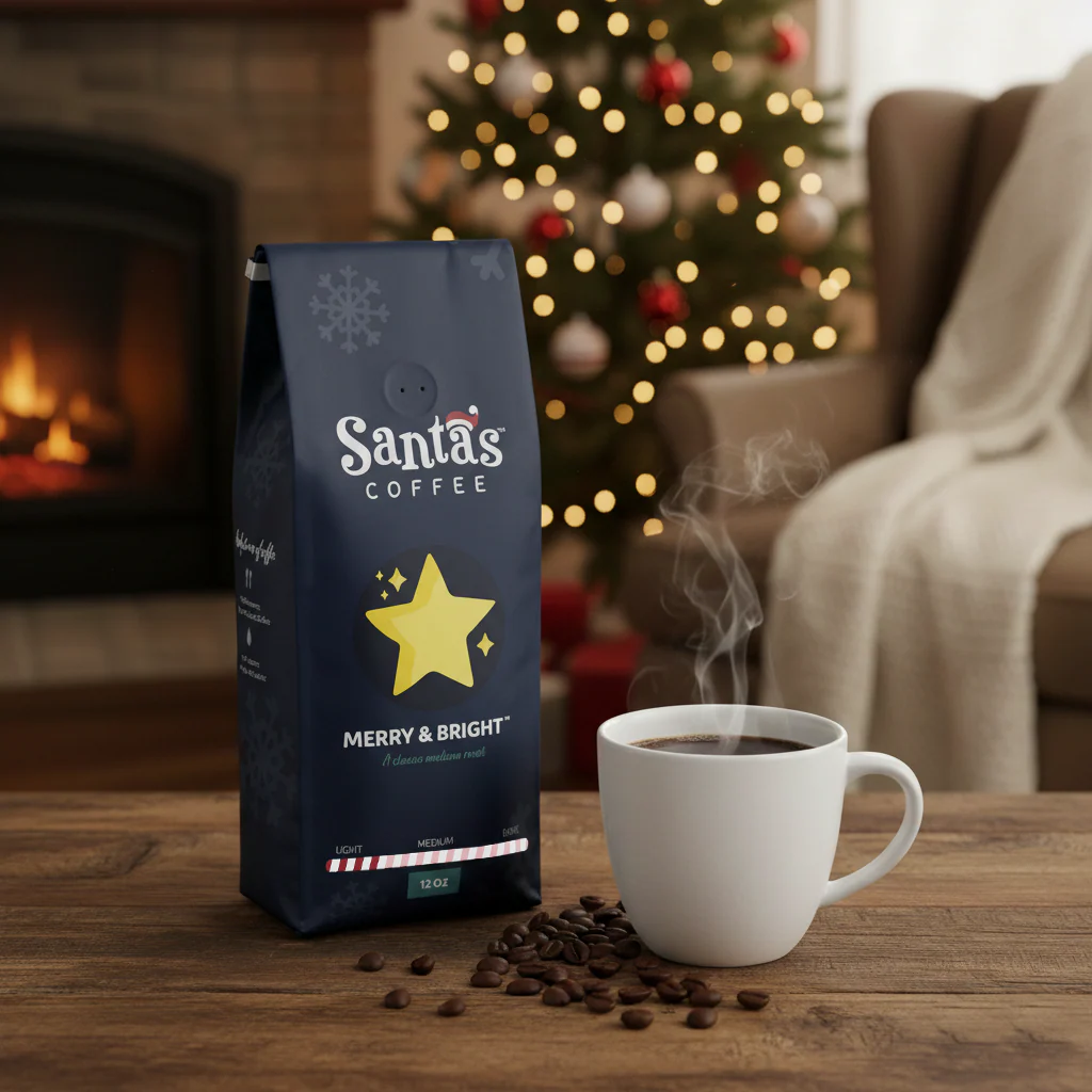 Merry and Bright: Santa's Coffee Light Roast - Image 4
