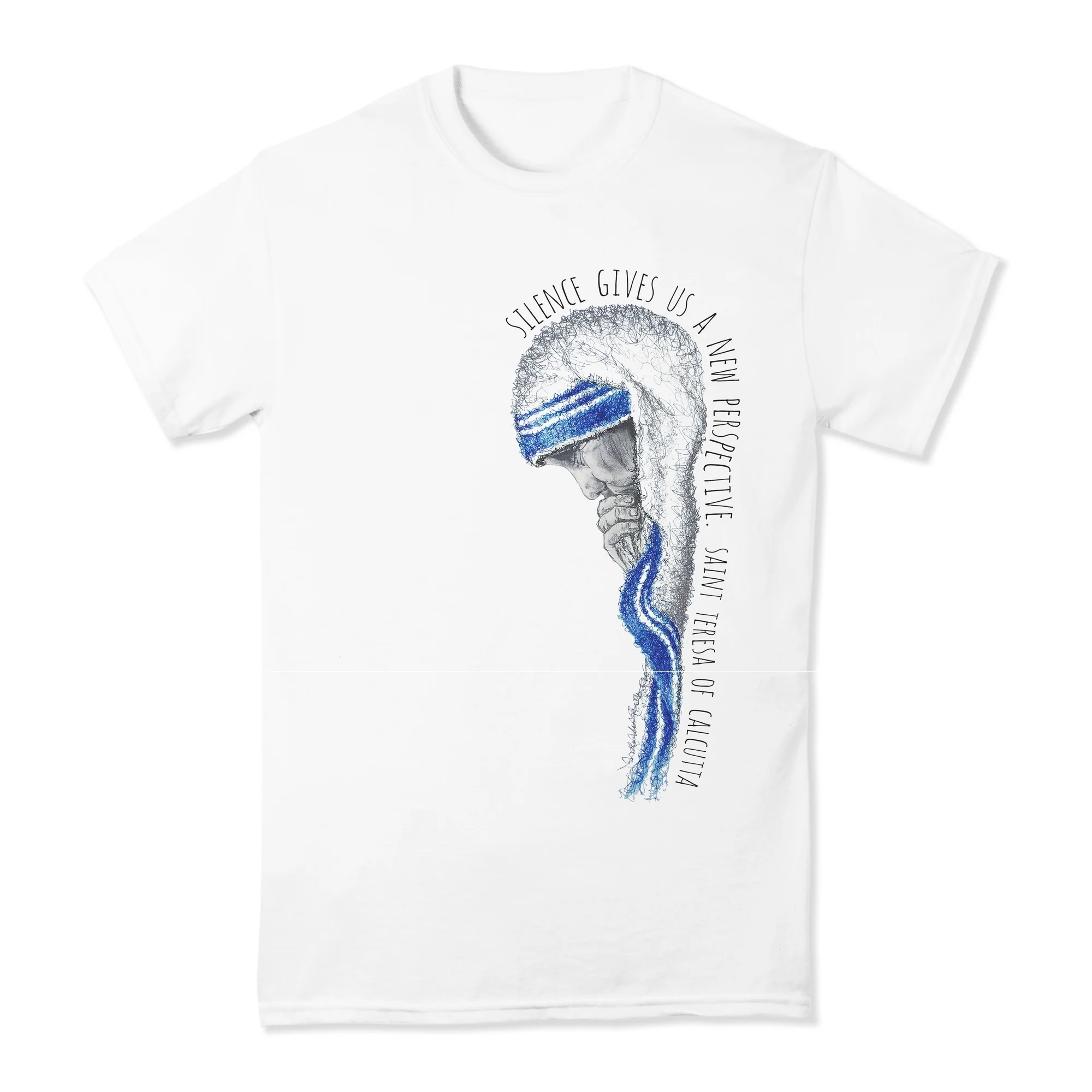 Mother Teresa "Silence" T-Shirt - Image 5