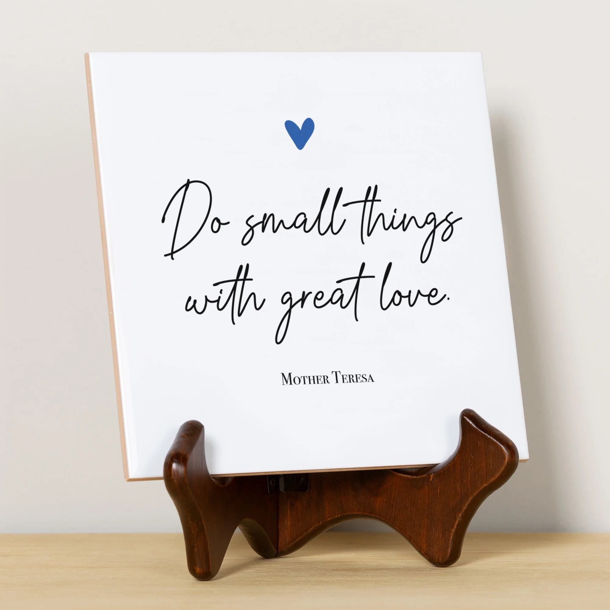 Mother Teresa "Small Things" Quote Tile - Image 2