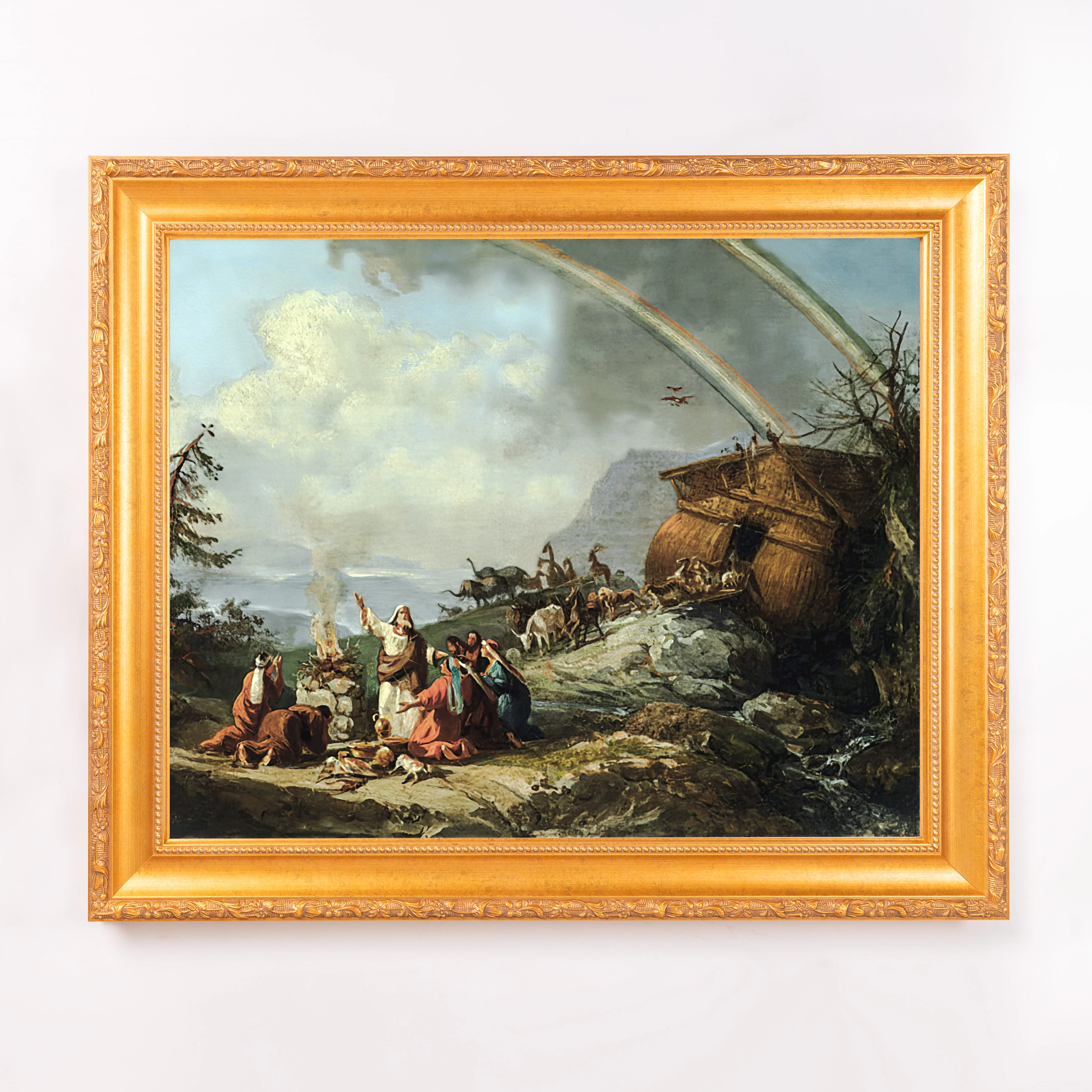 Noah's Prayer of Thanks Framed Canvas - Sacred Signature Collection - Image 7