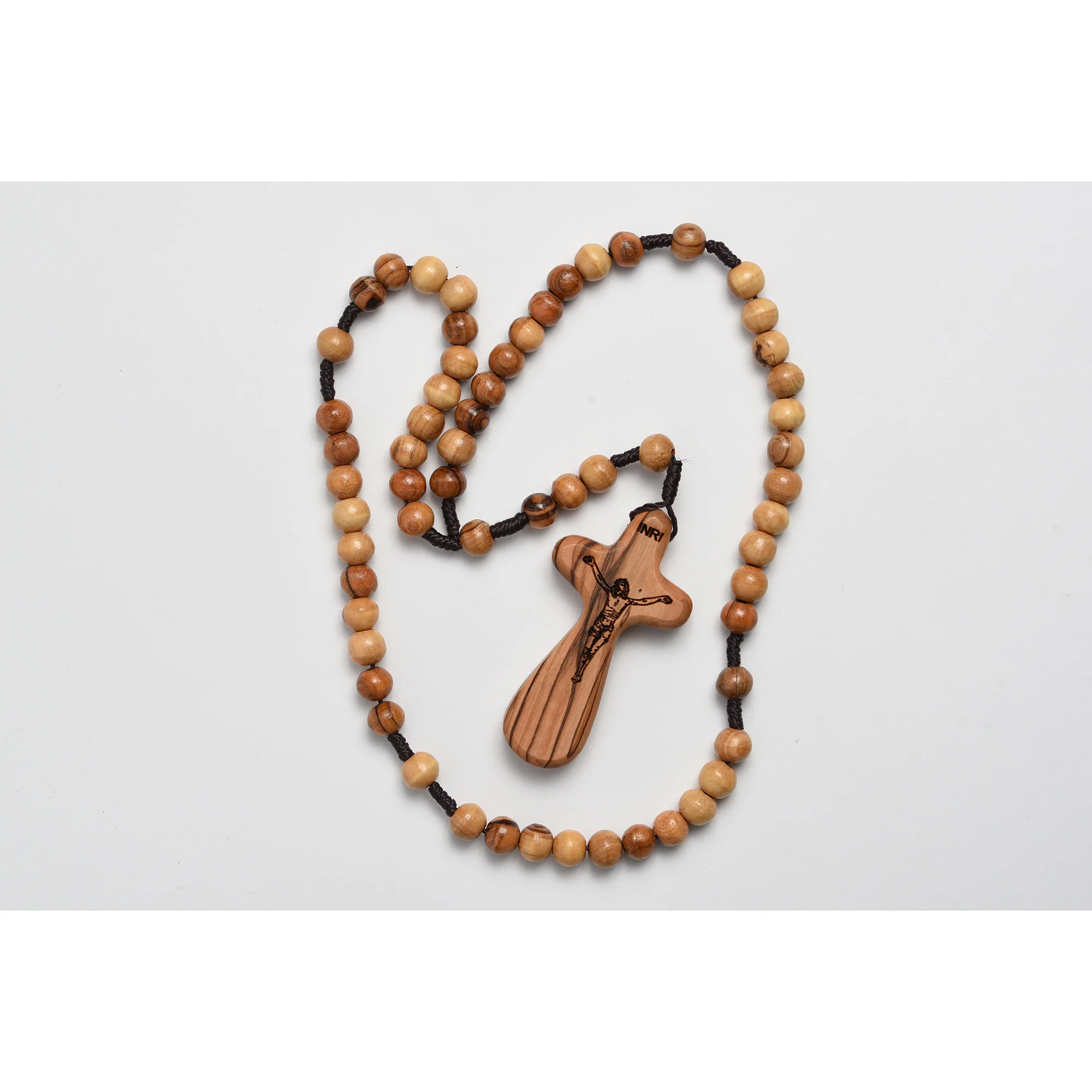 Olive Wood Rosary with Comfort Crucifix