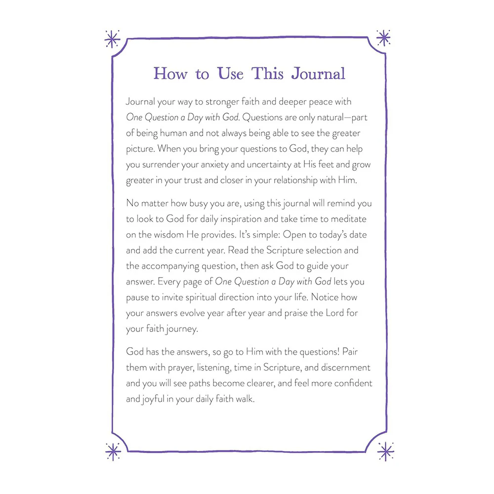 One Question a Day with God: A Three-Year Journal - Image 2