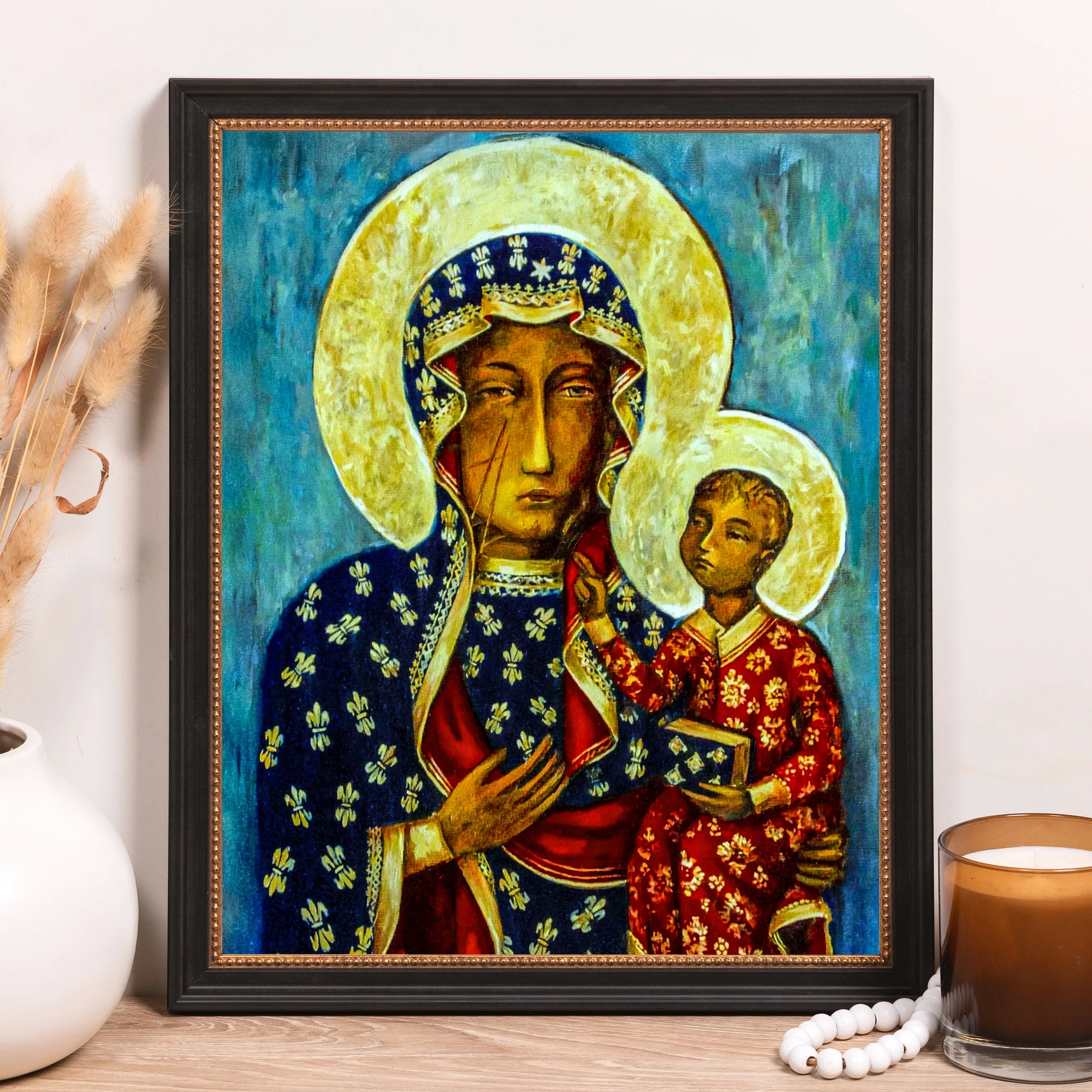 Our Lady of Czestochowa Framed Canvas - Sacred Classics Collection - Image 10