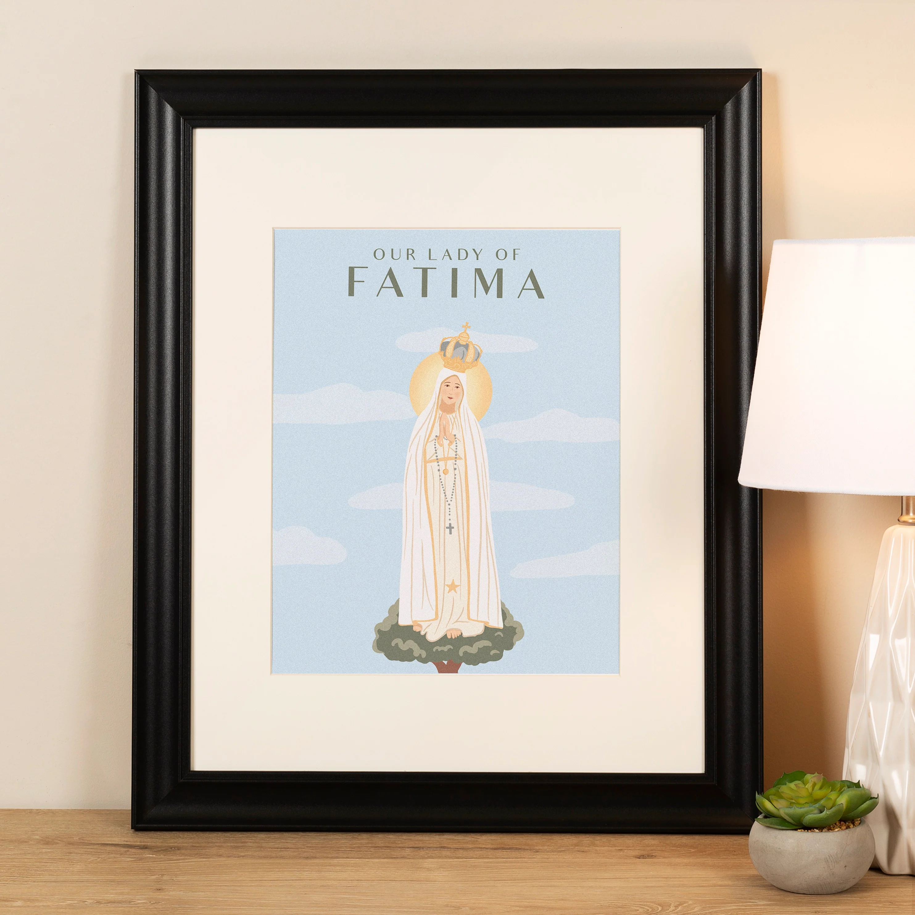 Our Lady of Fatima Framed Travel Print - Image 4