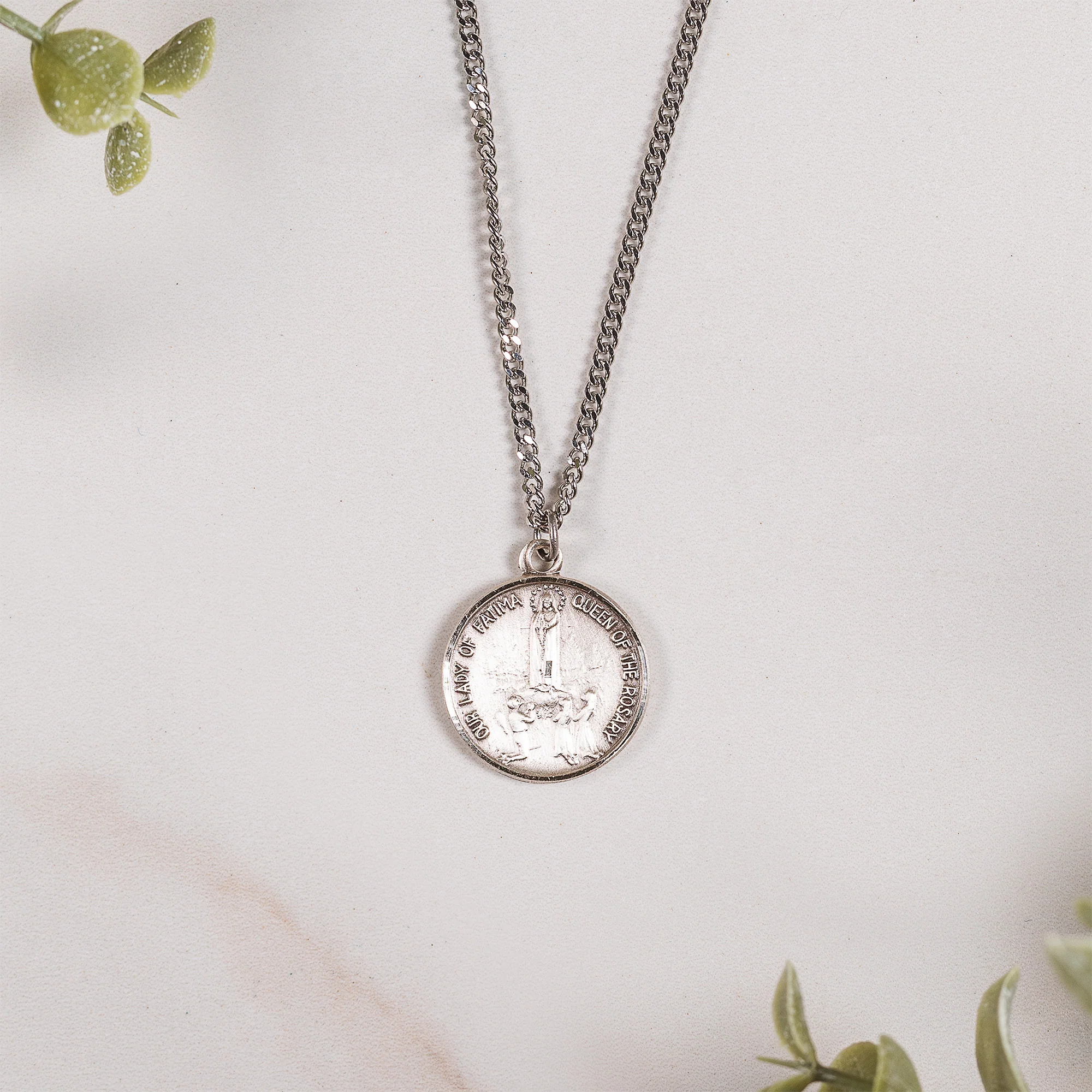 Our Lady of Fatima Queen of the Rosary Necklace