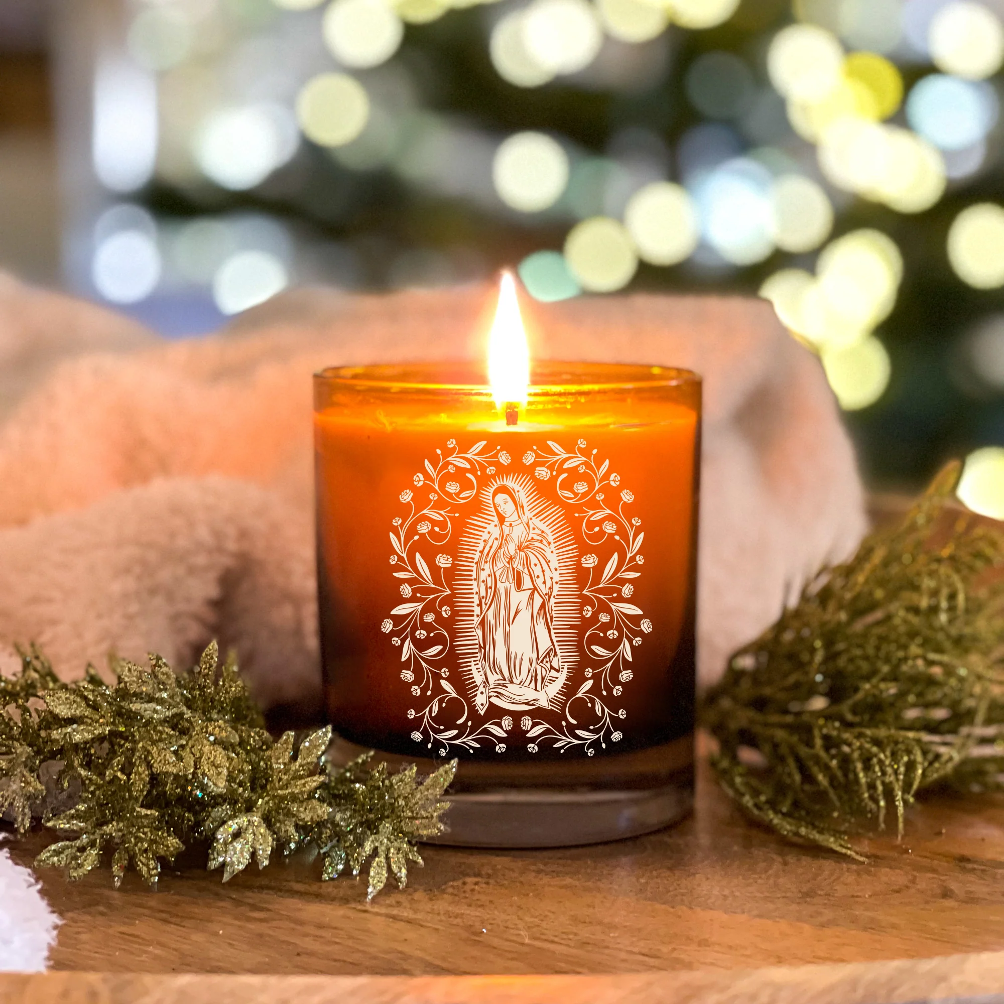 Our Lady of Guadalupe Candle - Image 2