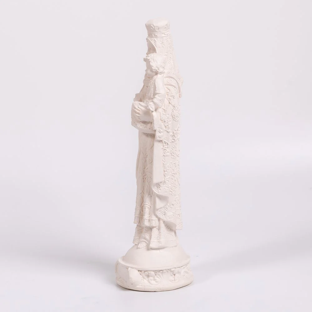 Our Lady of Mt. Carmel Statue - White or Hand Painted - 9" - Image 3