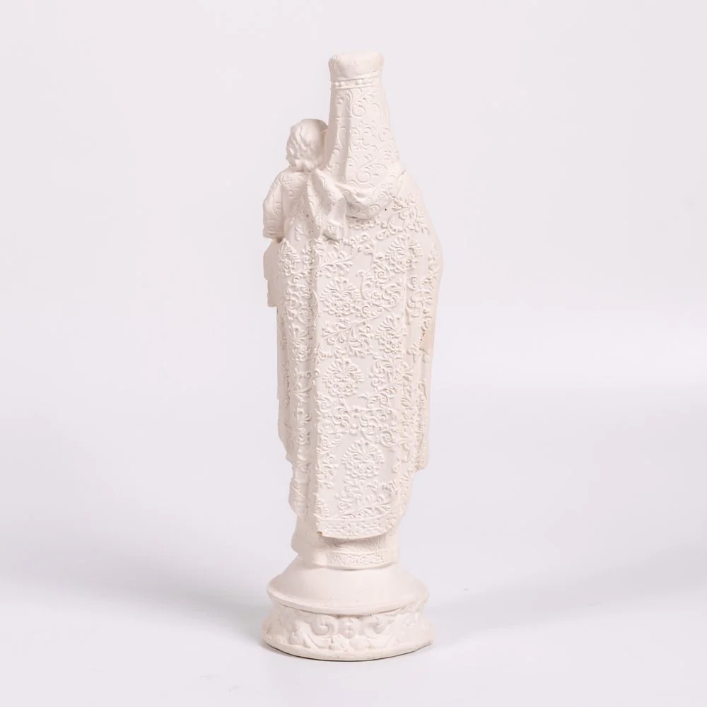 Our Lady of Mt. Carmel Statue - White or Hand Painted - 9" - Image 4