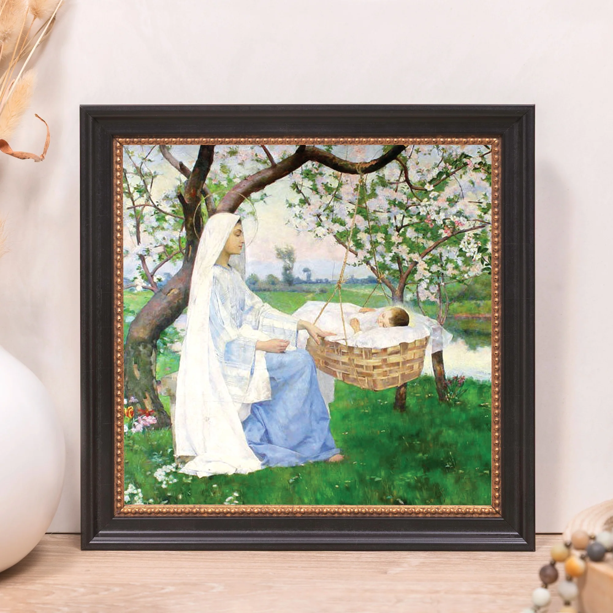 Our Lady of Spring Framed Canvas - Sacred Mini Collection - Image 9