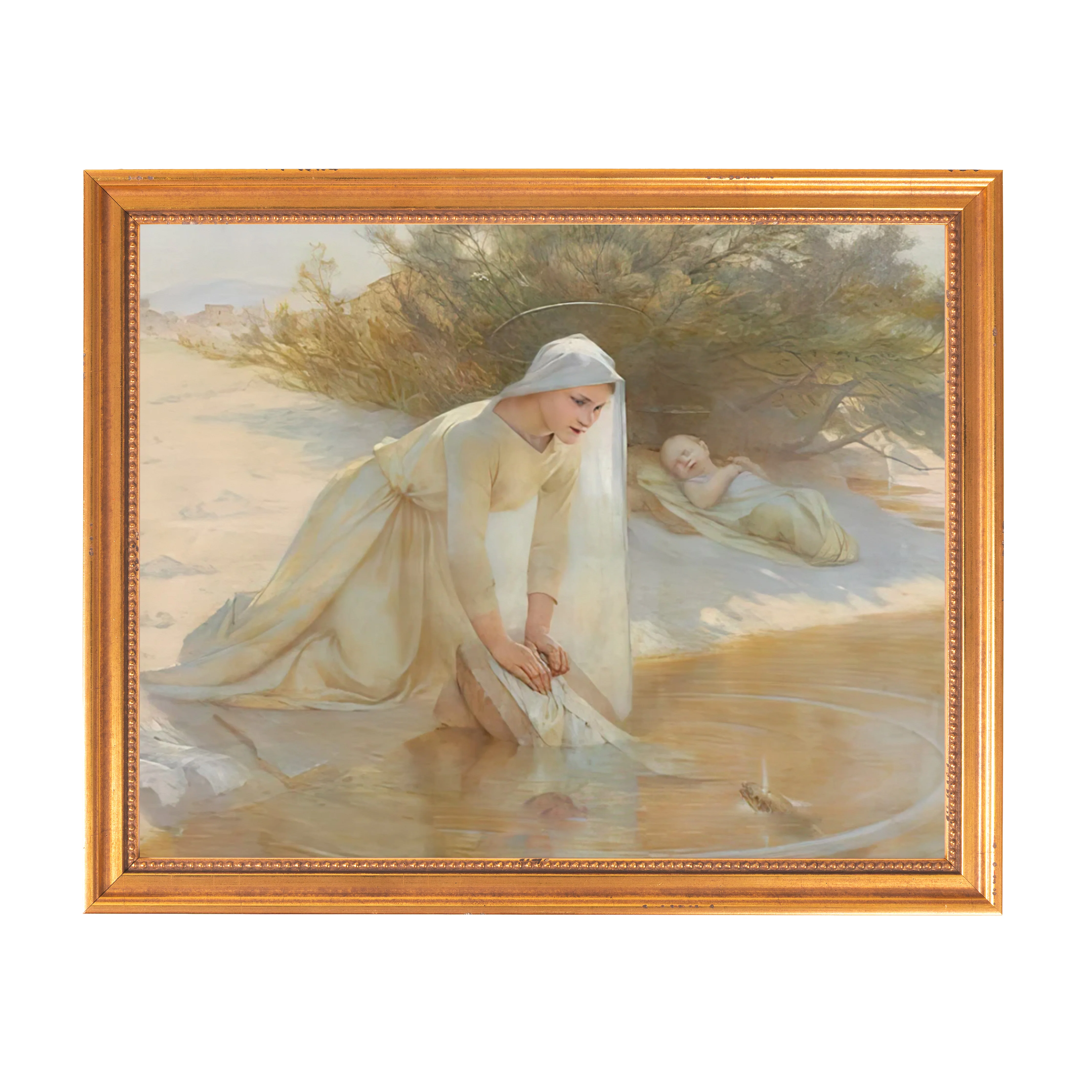 Our Lady of the Waters Framed Canvas - Sacred Classics Collection - Image 6