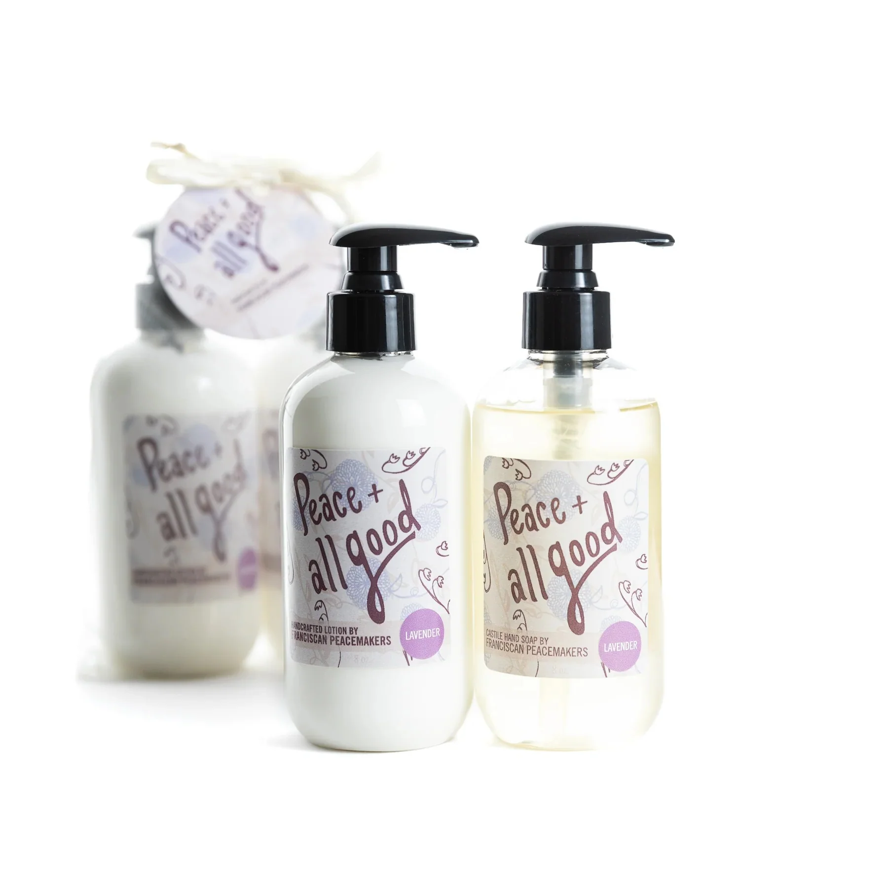 Peace & All Good Lotion & Soap Handcare Gift Set - Multiple Scents